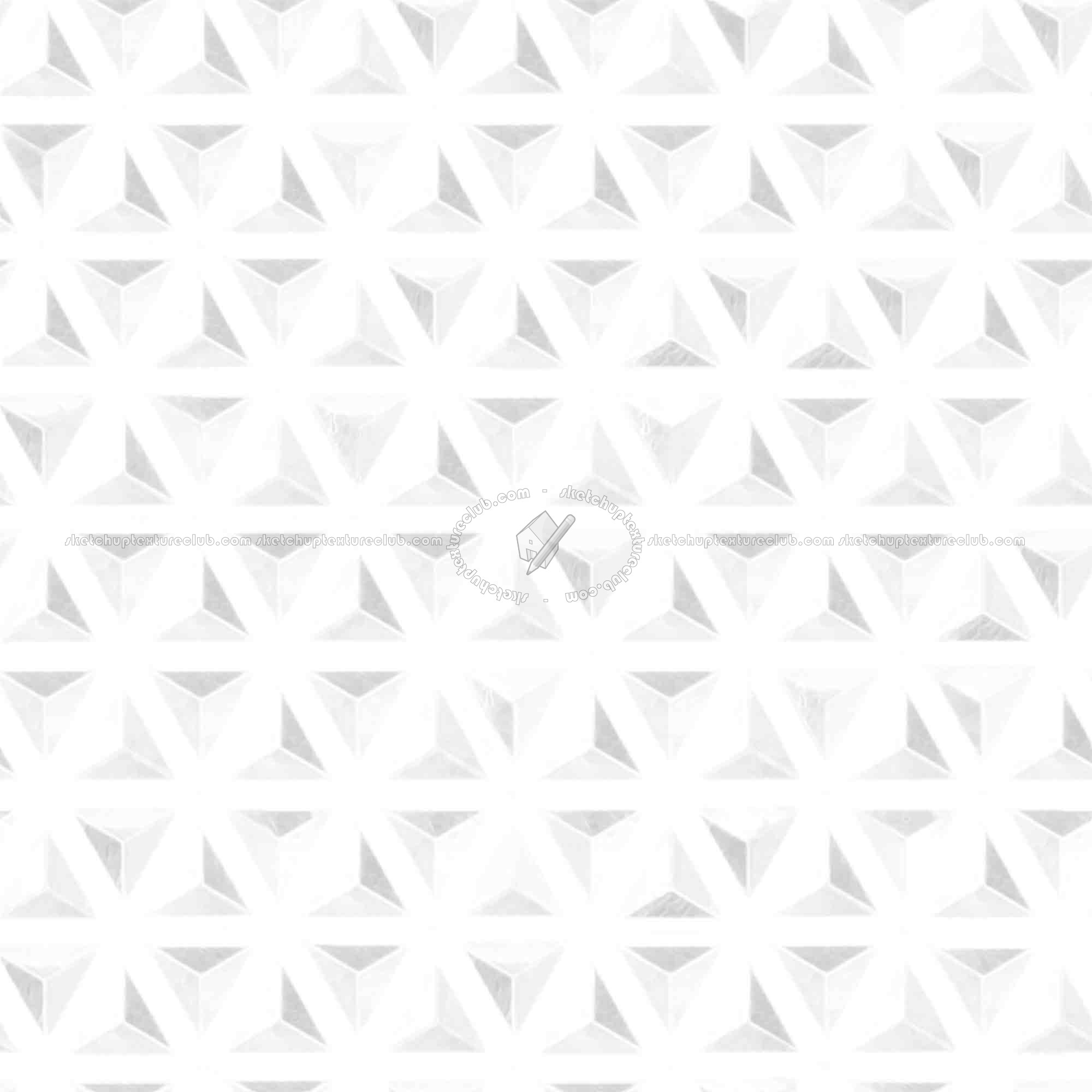Textures - ARCHITECTURE - TILES INTERIOR - Marble tiles - White - Geometric pattern white marble floor tile texture seamless 19333 - Ambient occlusion