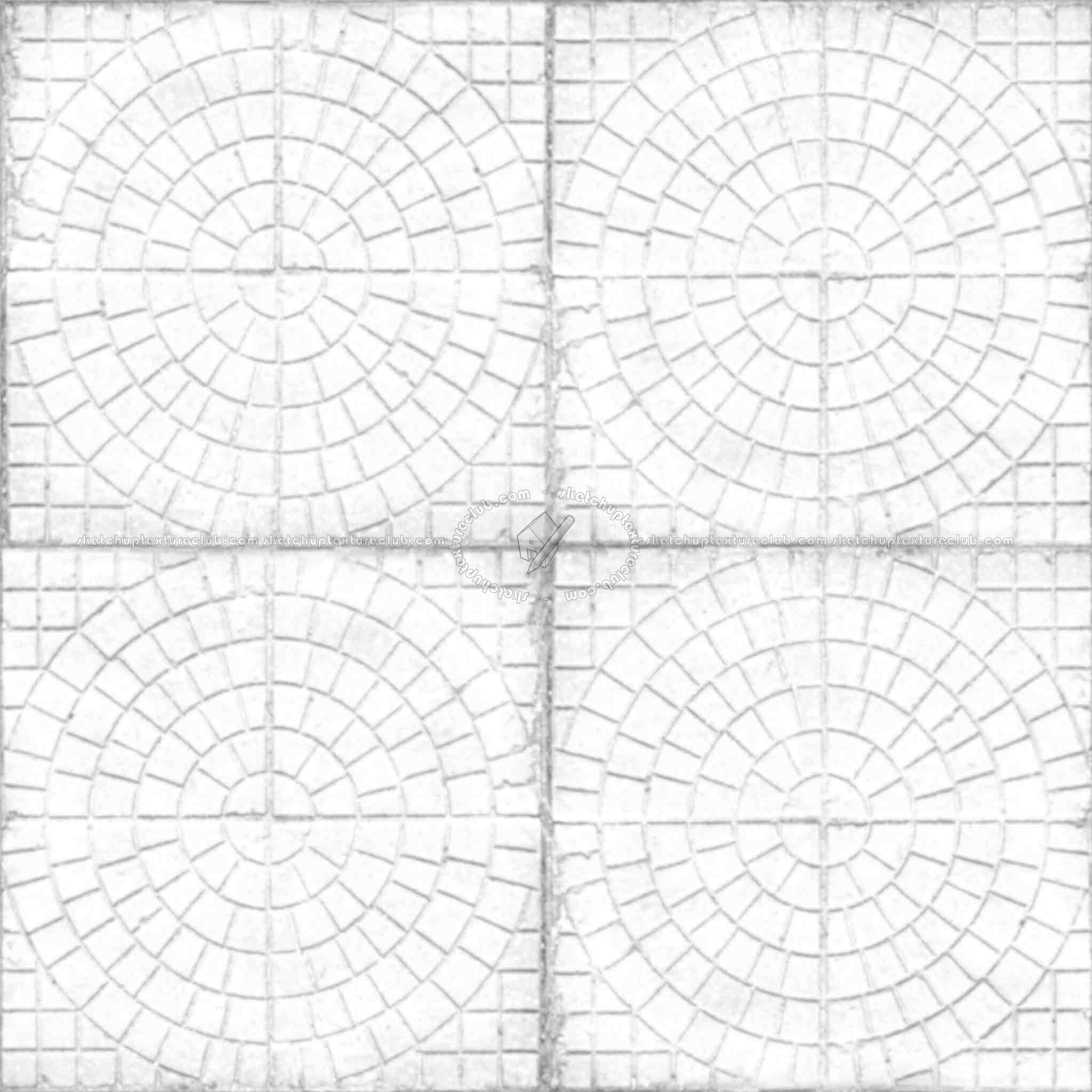 Textures   -   ARCHITECTURE   -   PAVING OUTDOOR   -   Concrete   -   Blocks mixed  - concrete paving PBR texture seamless 21820 - Ambient occlusion