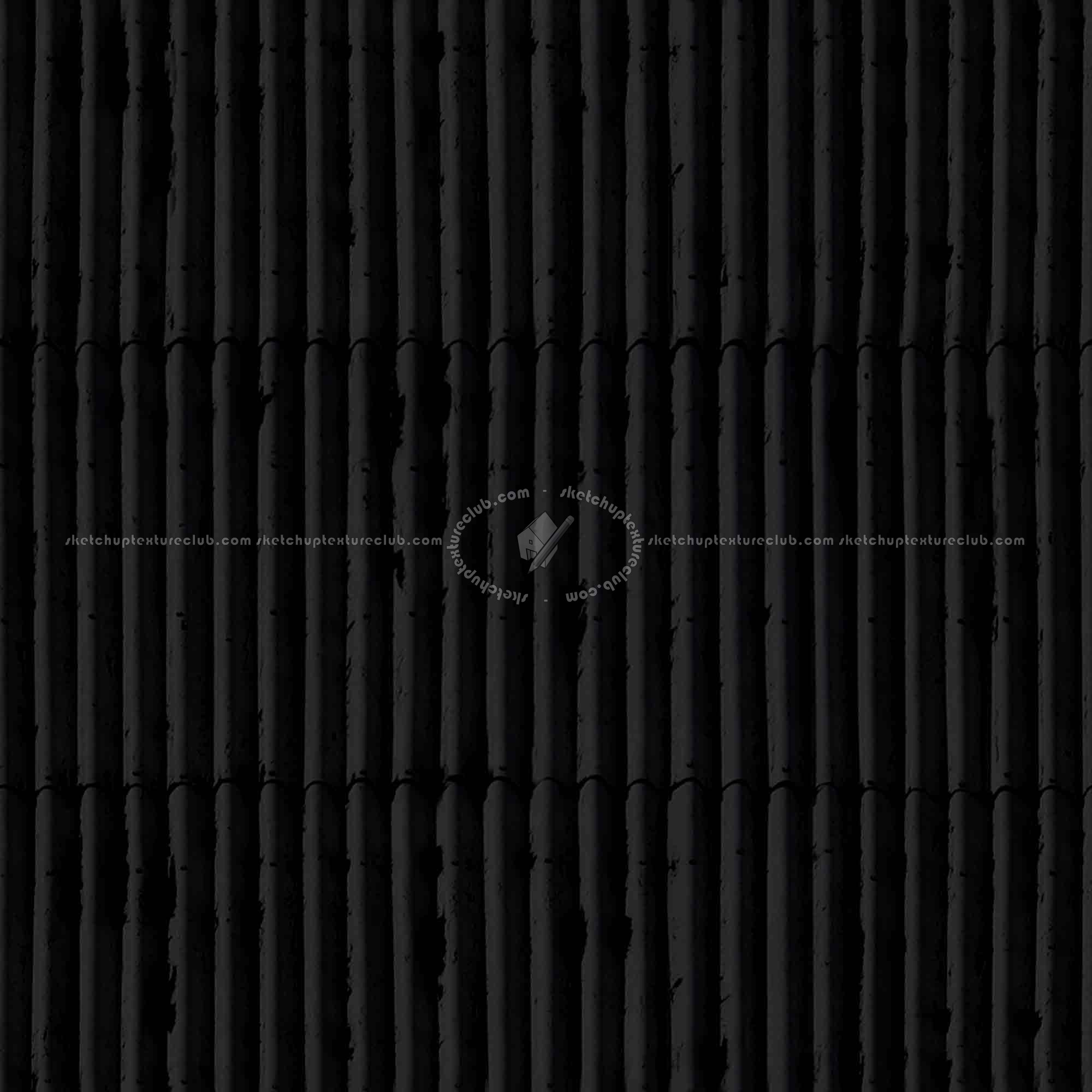 Textures   -   MATERIALS   -   METALS   -   Corrugated  - Dirty corrugated metal texture seamless 09996 - Specular