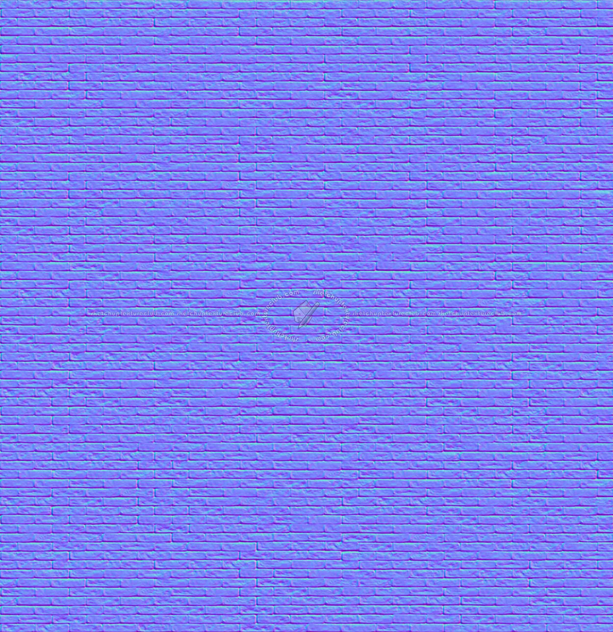 Textures   -   ARCHITECTURE   -   BRICKS   -   Facing Bricks   -   Rustic  - Rustic bricks texture seamless 17136 - Normal