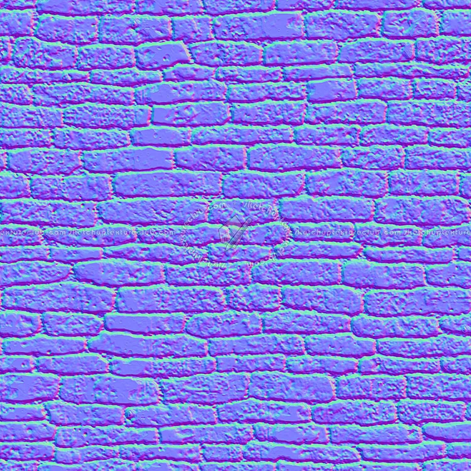 Textures   -   ARCHITECTURE   -   STONES WALLS   -   Stone blocks  - Wall stone with regular blocks texture seamless 08371 - Normal