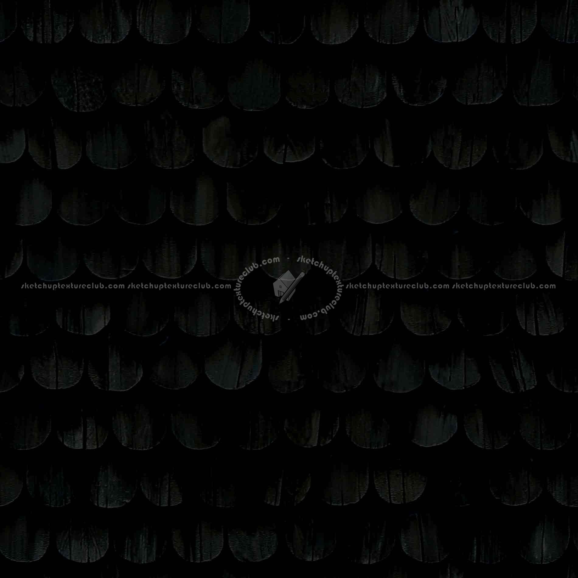 Textures   -   ARCHITECTURE   -   ROOFINGS   -   Shingles wood  - Wood shingle roof texture seamless 03857 - Specular