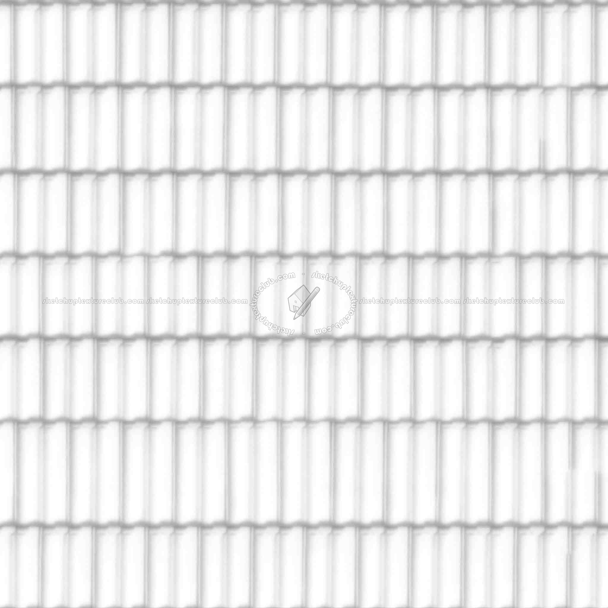 Textures   -   ARCHITECTURE   -   ROOFINGS   -   Clay roofs  - Clay roofing Cote de Nuits texture seamless 03347 - Ambient occlusion