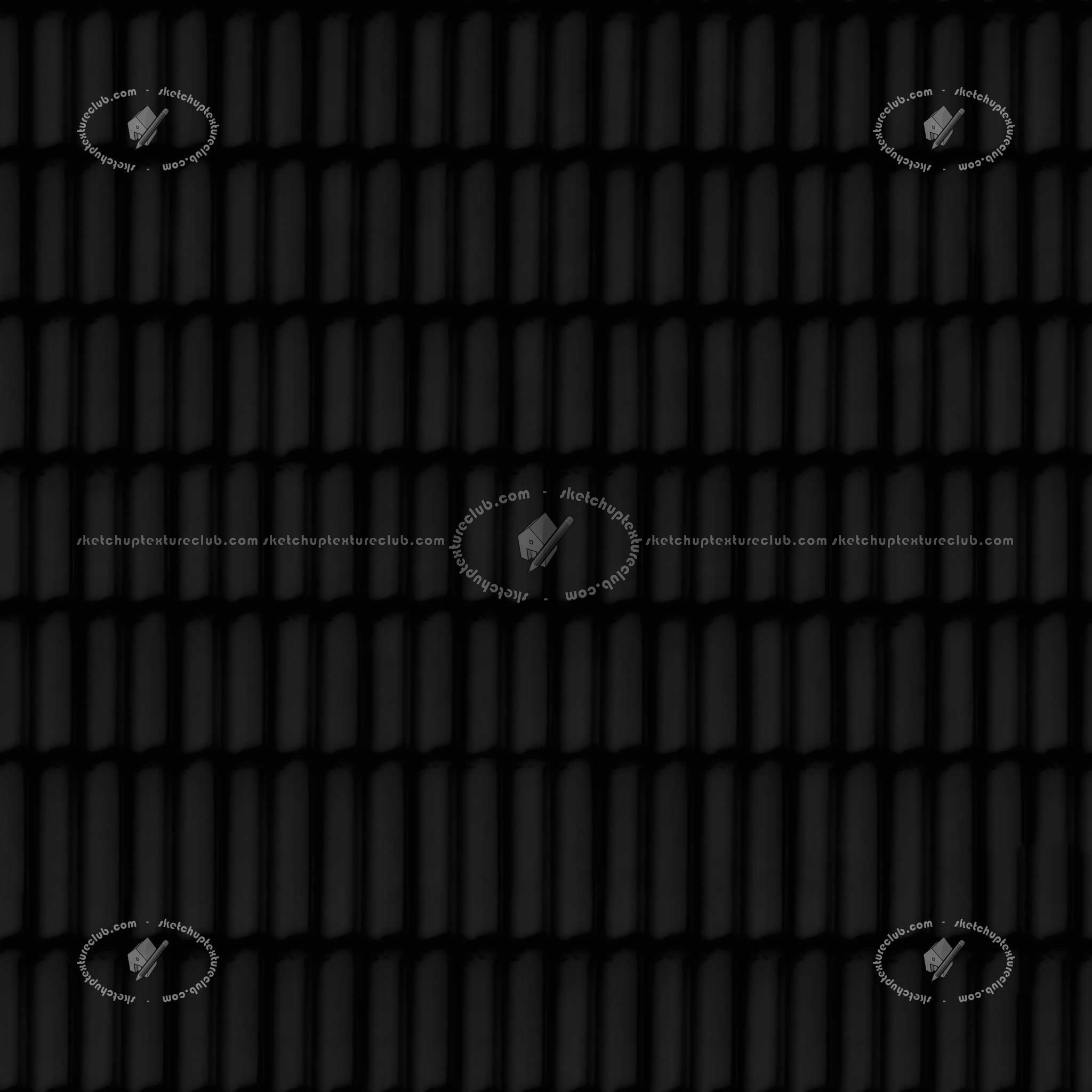 Textures   -   ARCHITECTURE   -   ROOFINGS   -   Clay roofs  - Clay roofing Cote de Nuits texture seamless 03347 - Specular