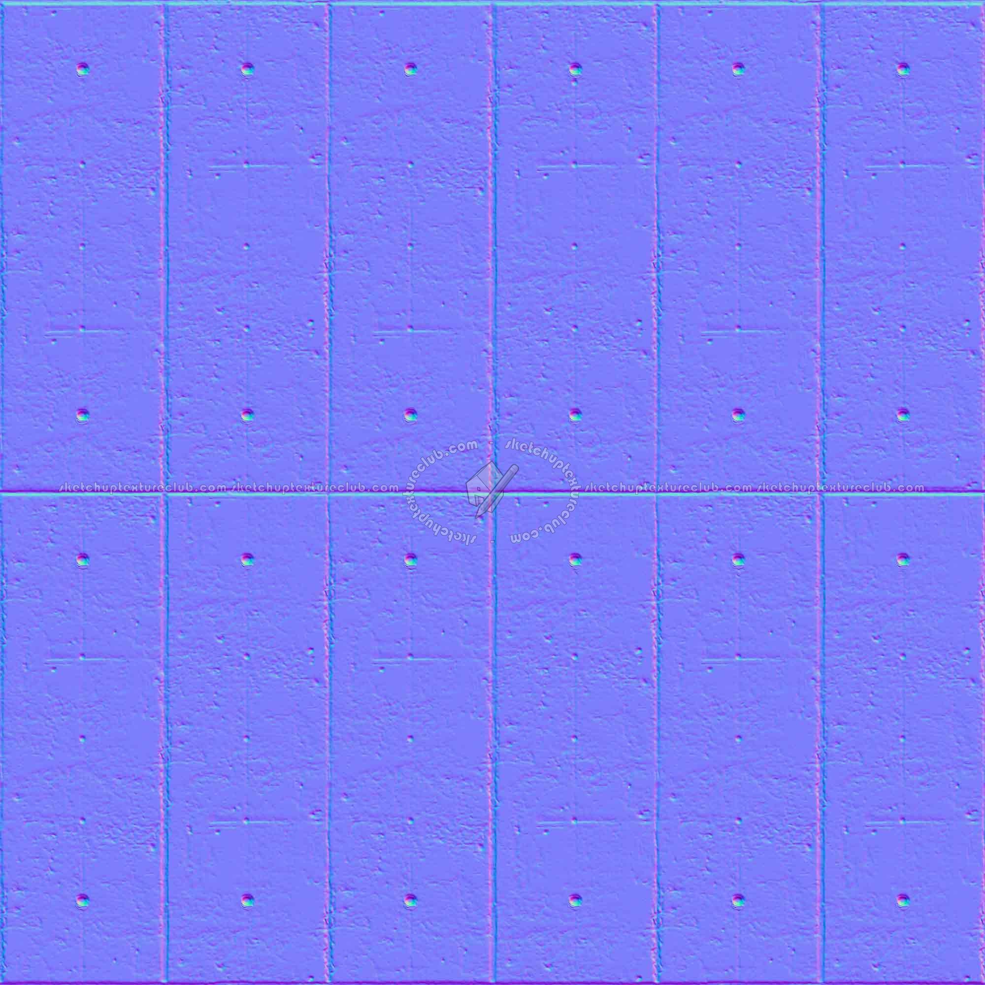 Textures   -   ARCHITECTURE   -   CONCRETE   -   Plates   -   Dirty  - Concrete dirt plates wall texture seamless 01756 - Normal