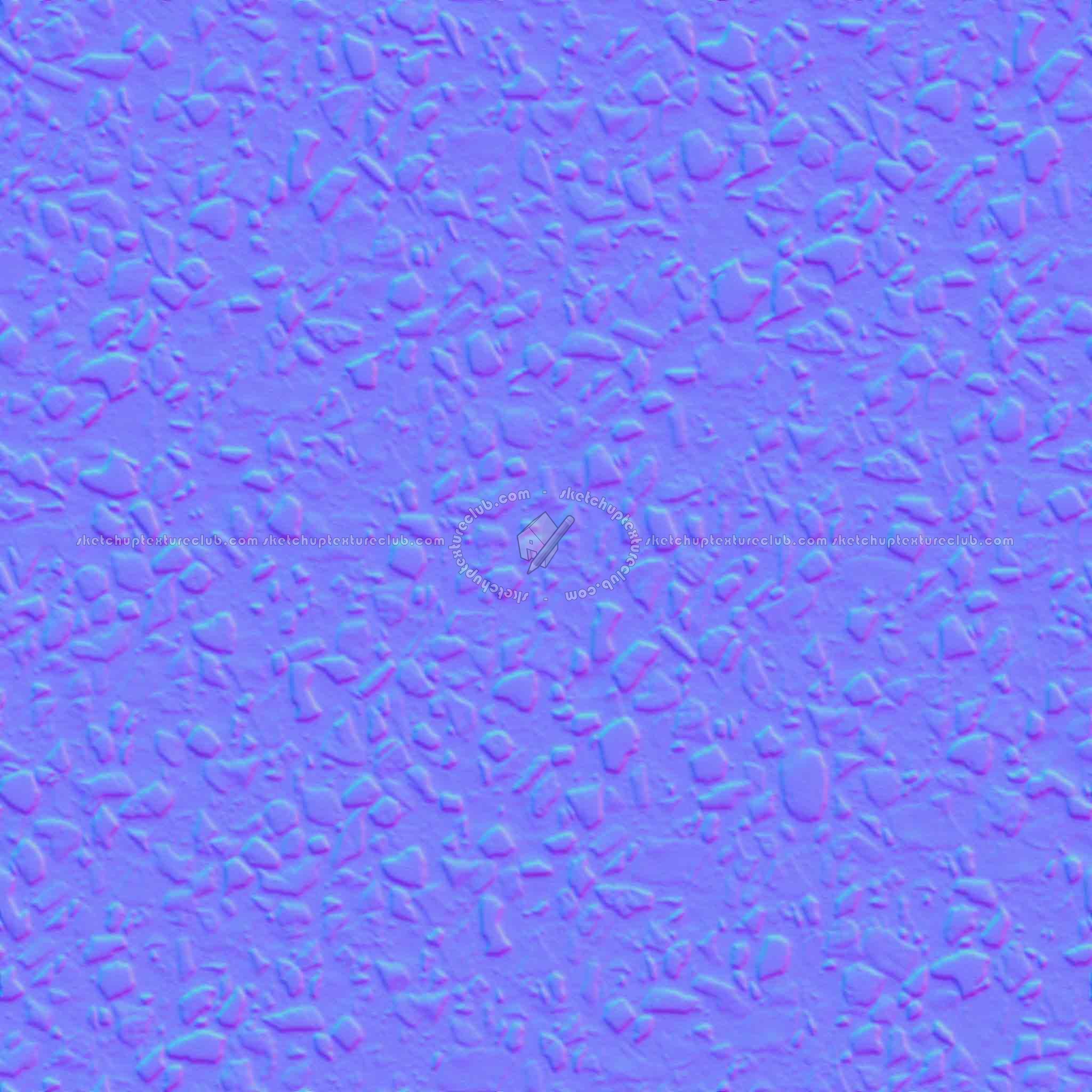 Textures   -   ARCHITECTURE   -   PAVING OUTDOOR   -   Exposed aggregate  - Exposed aggregate concrete PBR textures seamless 21769 - Normal