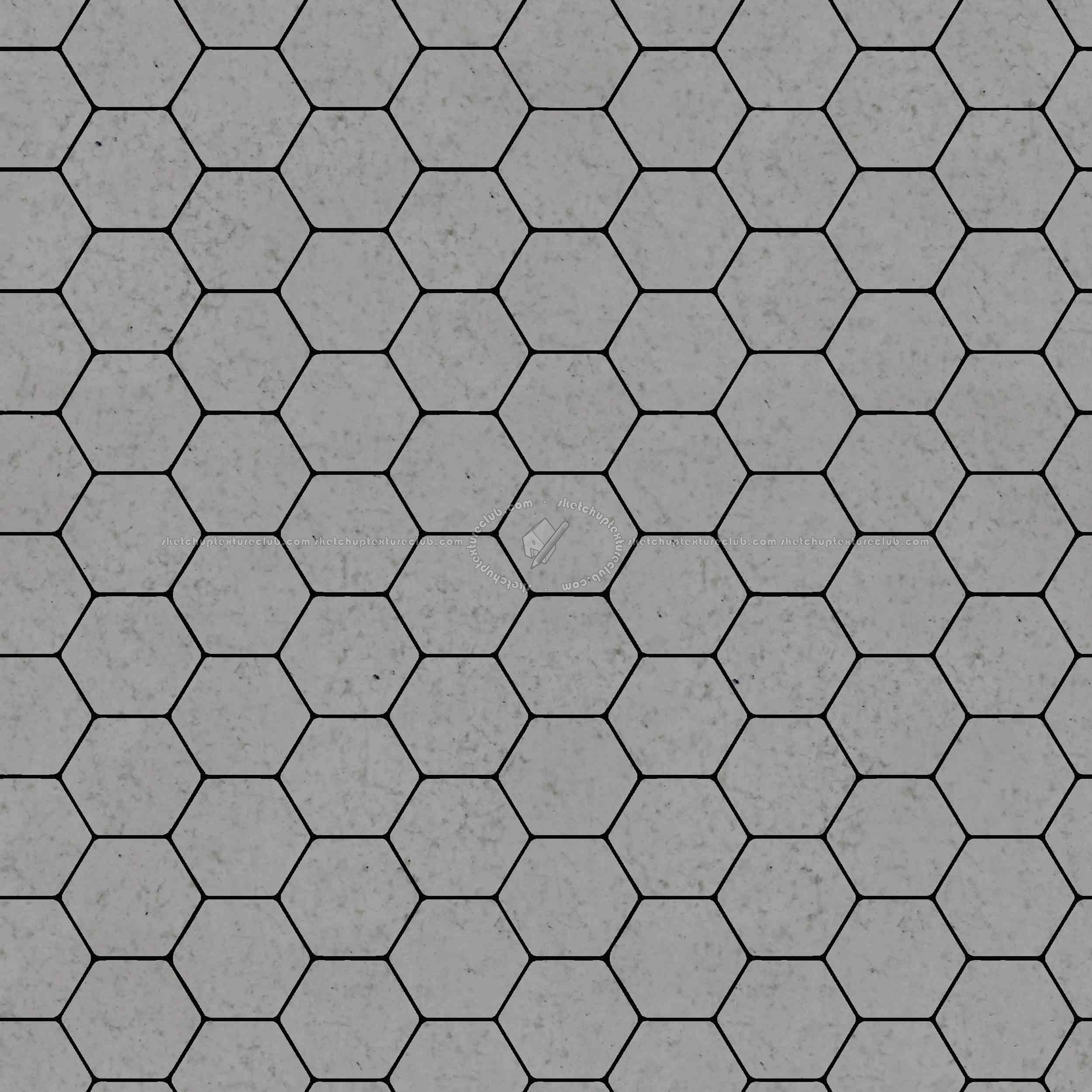 Textures   -   ARCHITECTURE   -   TILES INTERIOR   -   Marble tiles   -   Marble geometric patterns  - Hexagonal black marble floor tile texture seamless 1 21125 - Specular