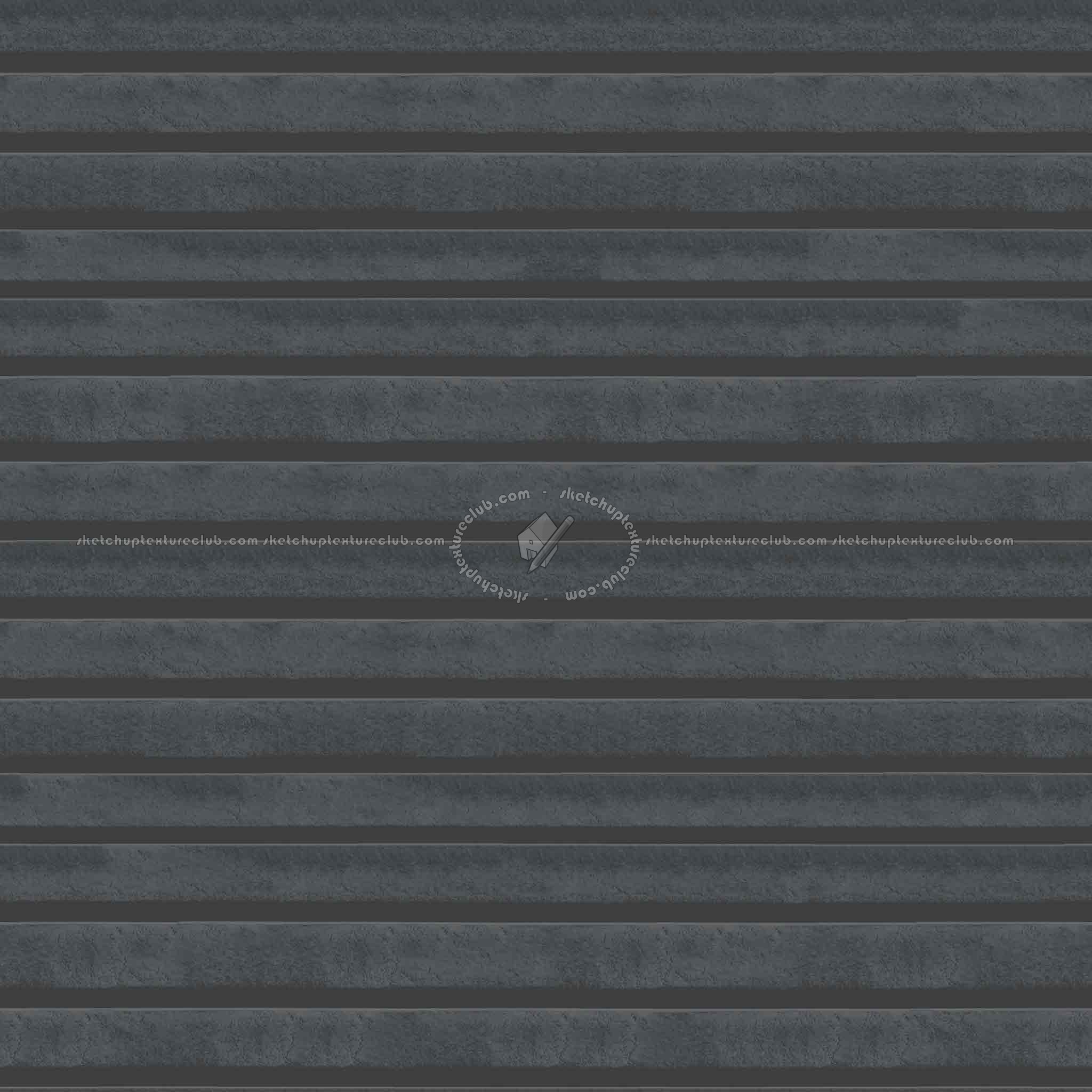 Textures   -   MATERIALS   -   METALS   -   Corrugated  - Painted dirty corrugated metal texture seamless 09925 - Specular