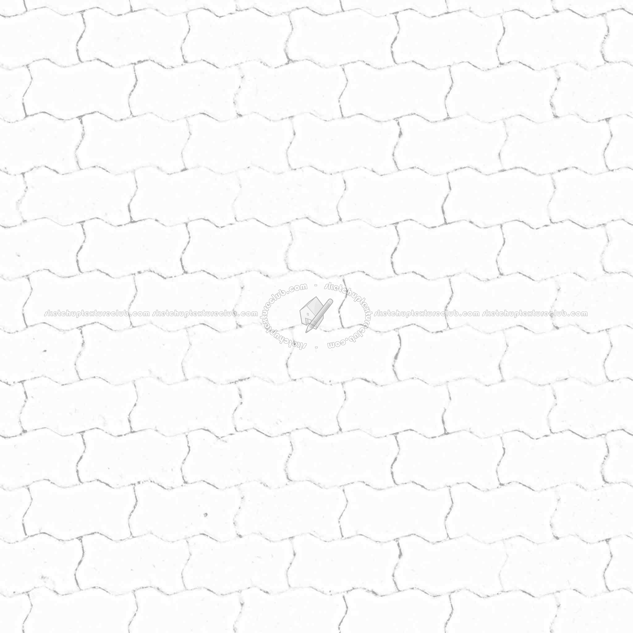 Textures - ARCHITECTURE - PAVING OUTDOOR - Concrete - Blocks regular - Paving outdoor concrete regular block texture seamless 05633 - Ambient occlusion