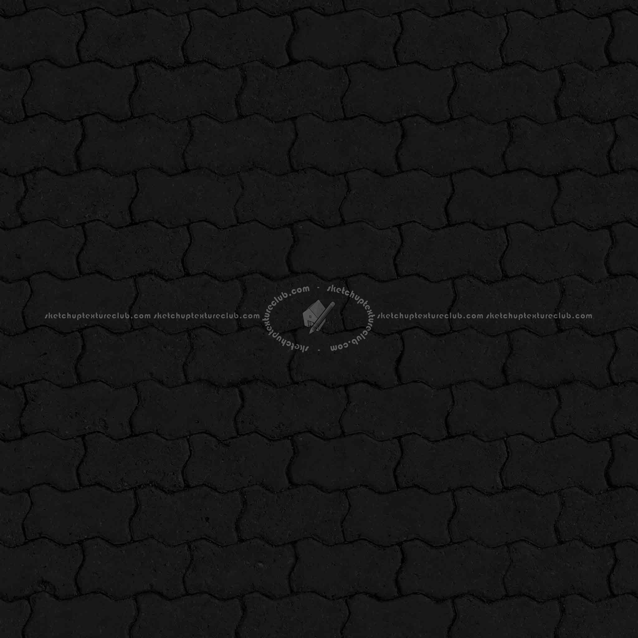 Textures - ARCHITECTURE - PAVING OUTDOOR - Concrete - Blocks regular - Paving outdoor concrete regular block texture seamless 05633 - Specular