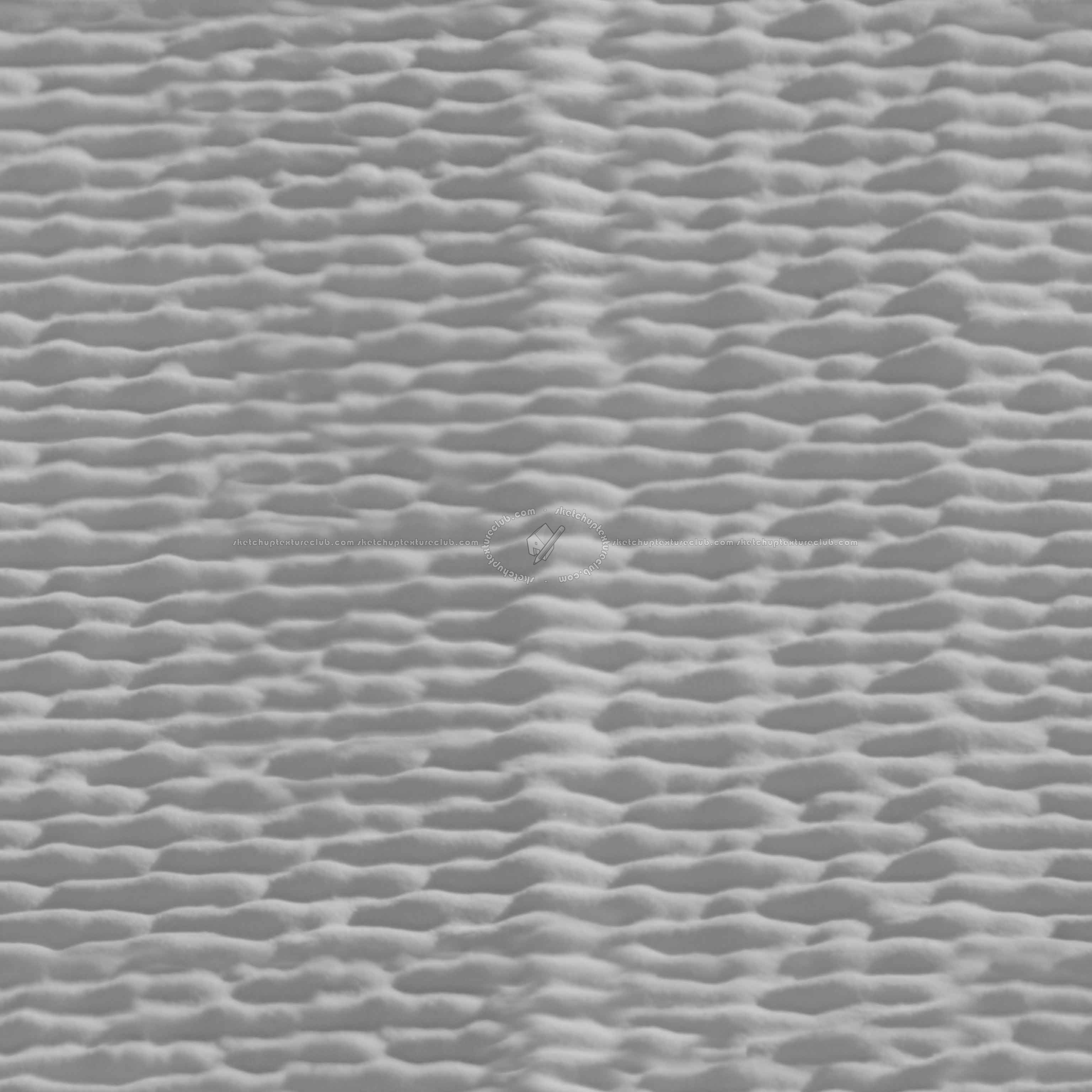 Textures   -   ARCHITECTURE   -   ROOFINGS   -   Snowy roofs  - Snowy roof texture seamless 04036 - Displacement