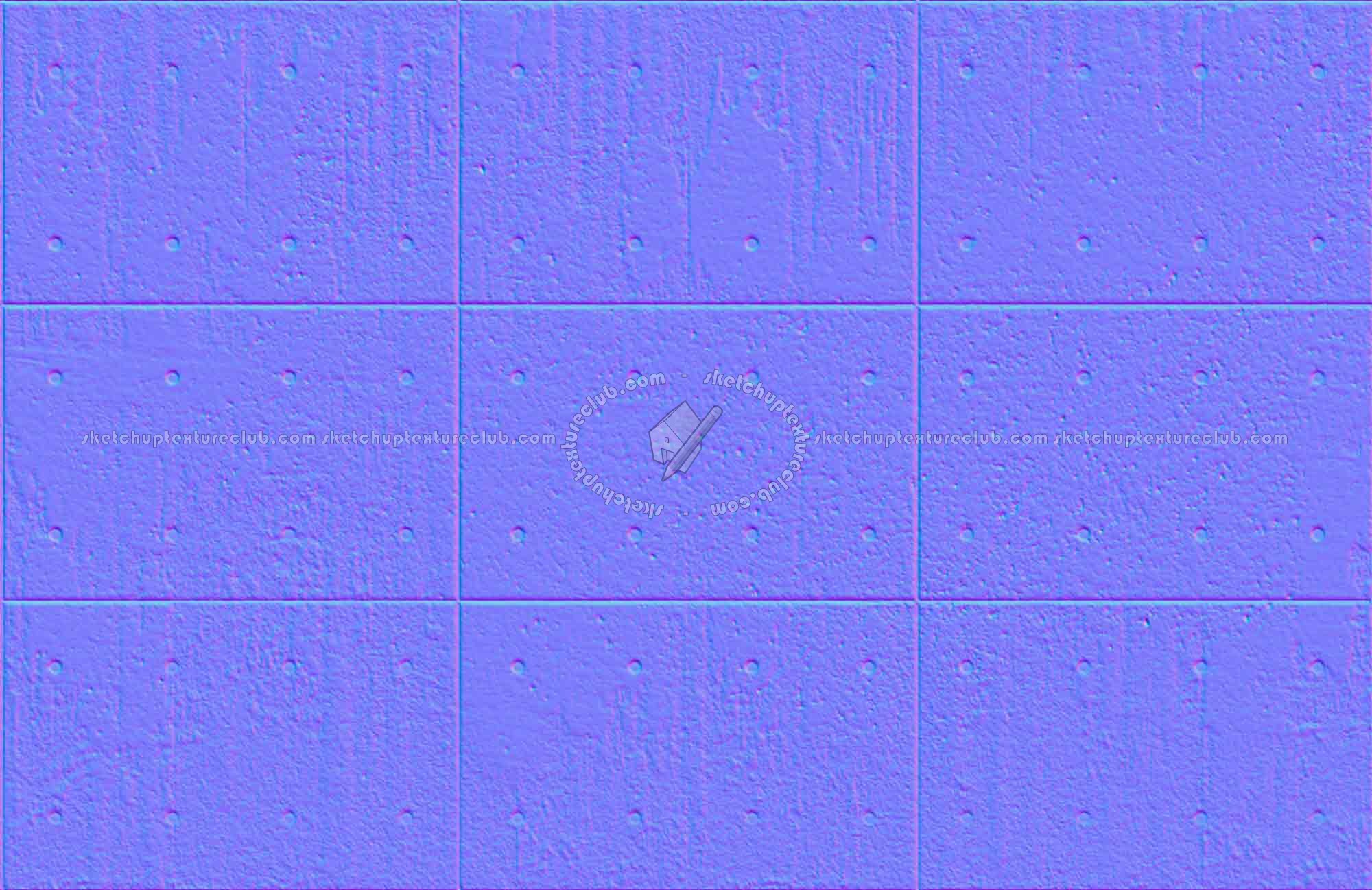 Textures   -   ARCHITECTURE   -   CONCRETE   -   Plates   -   Tadao Ando  - Tadao ando concrete plates seamless 01822 - Normal