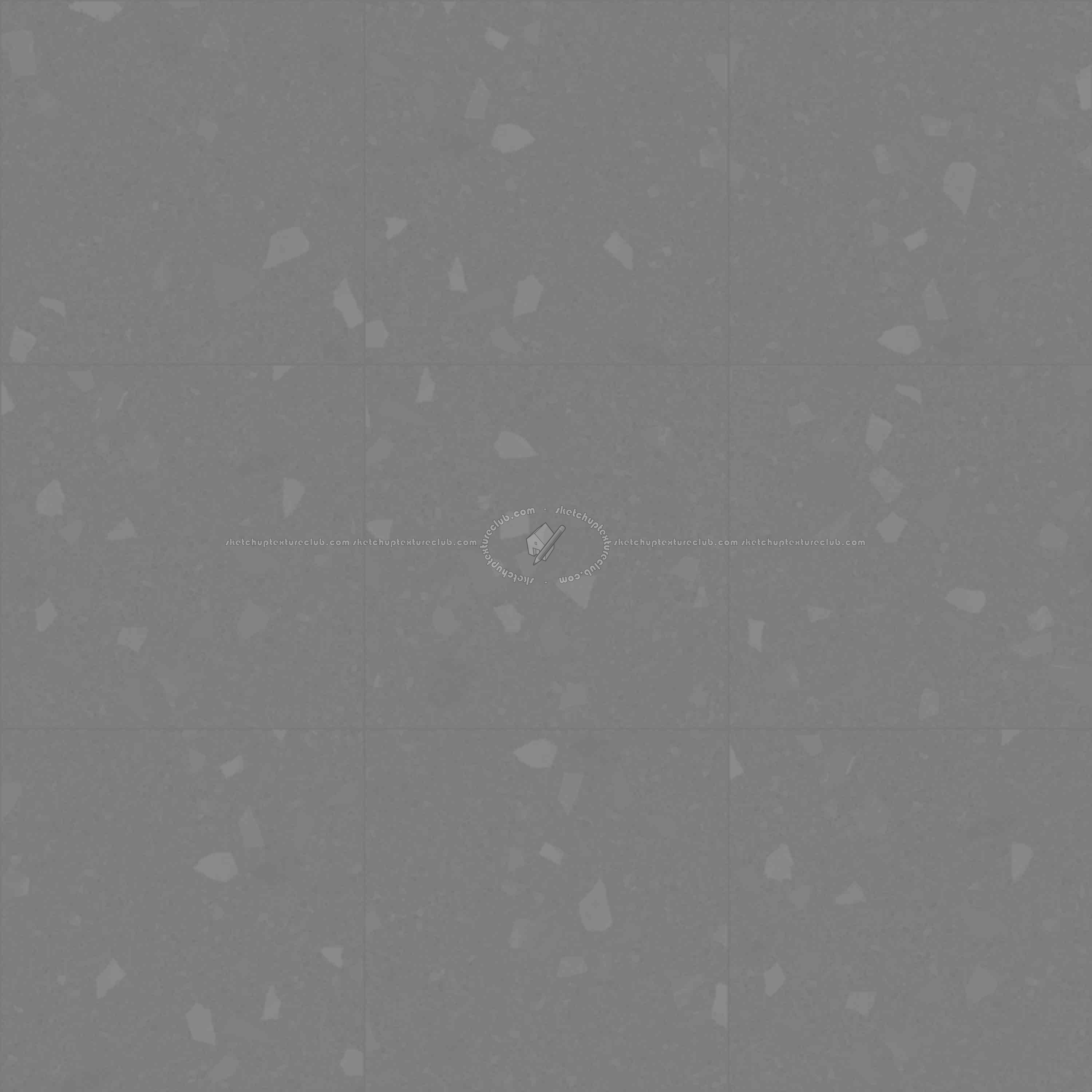 Textures   -   ARCHITECTURE   -   TILES INTERIOR   -   Terrazzo  - terrazzo floor tile PBR texture seamless 21489 - Displacement