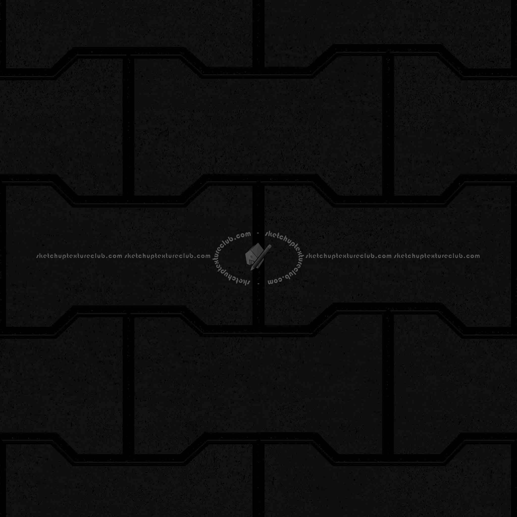 Textures   -   ARCHITECTURE   -   PAVING OUTDOOR   -   Concrete   -   Blocks regular  - Paving outdoor concrete regular block texture seamless 05705 - Specular