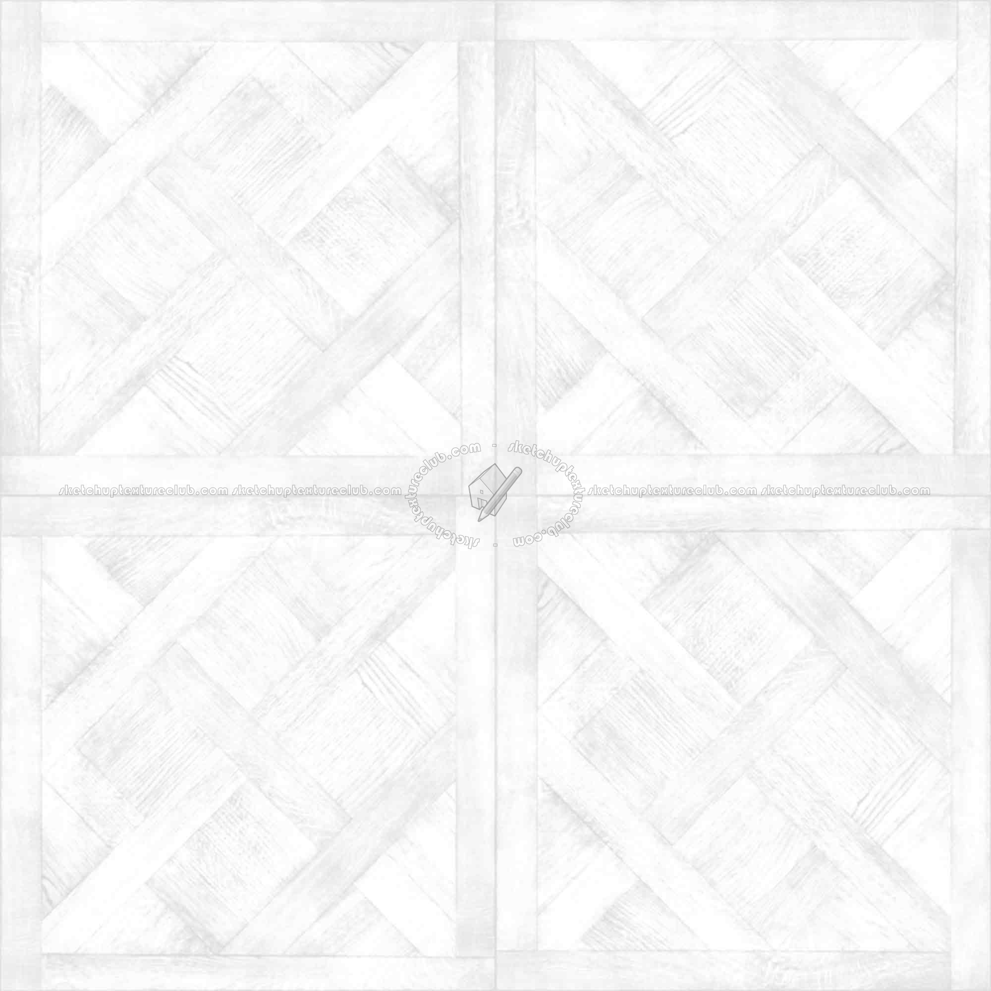 Textures   -   ARCHITECTURE   -   WOOD FLOORS   -   Geometric pattern  - Parquet geometric pattern texture seamless 04802 - Ambient occlusion