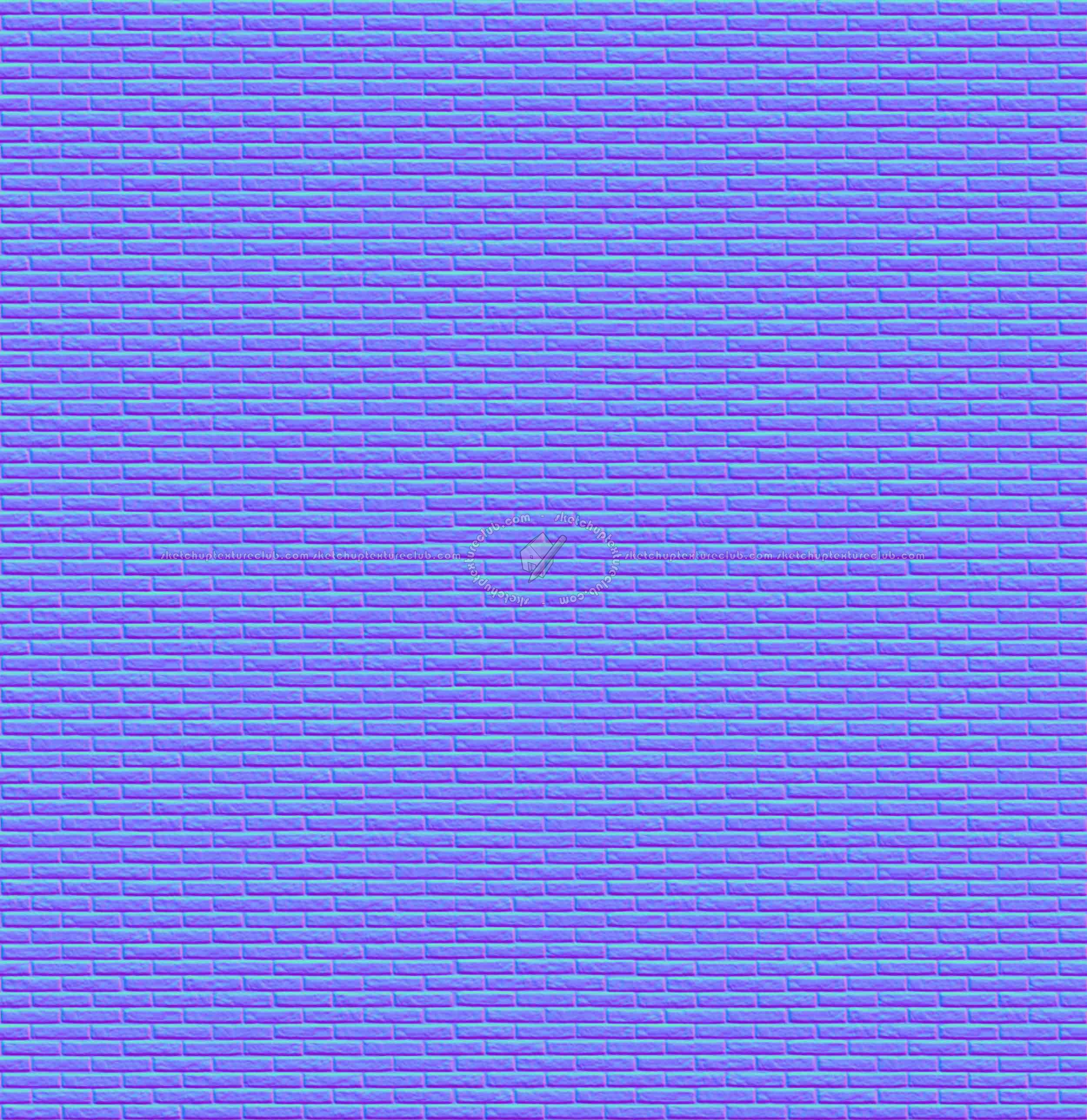 Textures   -   ARCHITECTURE   -   BRICKS   -   Facing Bricks   -   Rustic  - Rustic bricks texture seamless 17138 - Normal