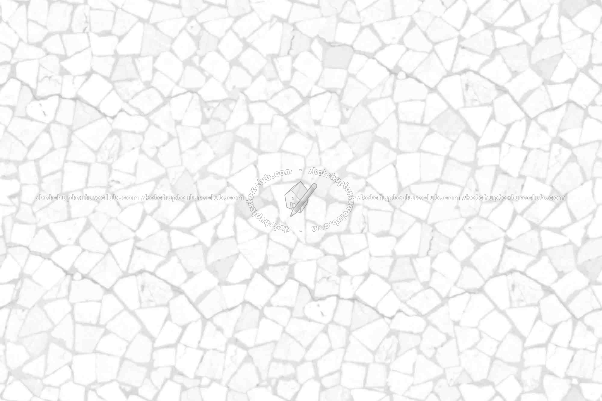 Textures   -   ARCHITECTURE   -   PAVING OUTDOOR   -   Marble  - Sidewalk mixed marble paving outdoor texture seamless 19811 - Ambient occlusion