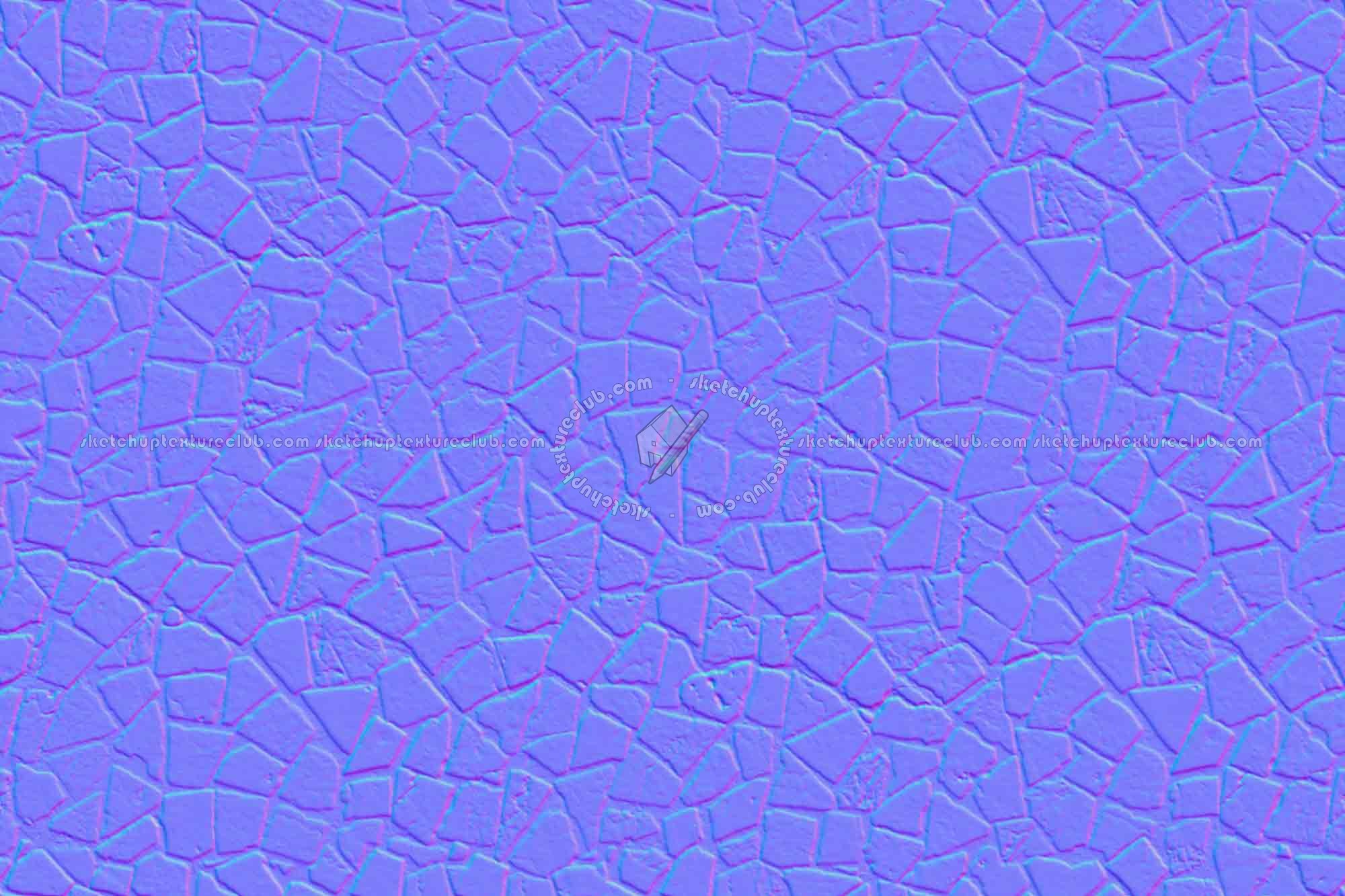 Textures   -   ARCHITECTURE   -   PAVING OUTDOOR   -   Marble  - Sidewalk mixed marble paving outdoor texture seamless 19811 - Normal