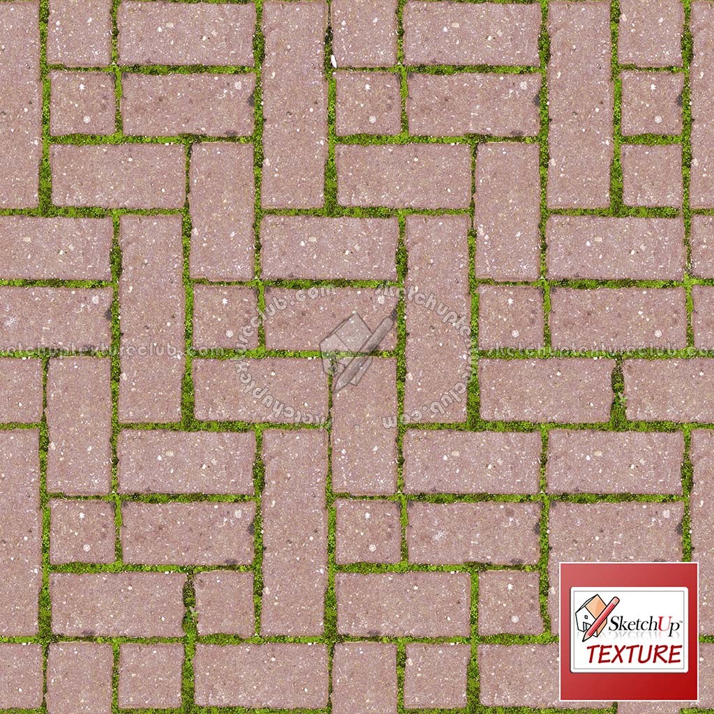 Textures   -   ARCHITECTURE   -   PAVING OUTDOOR   -   Parks Paving  - Concrete block park paving texture seamless 18835 (seamless)