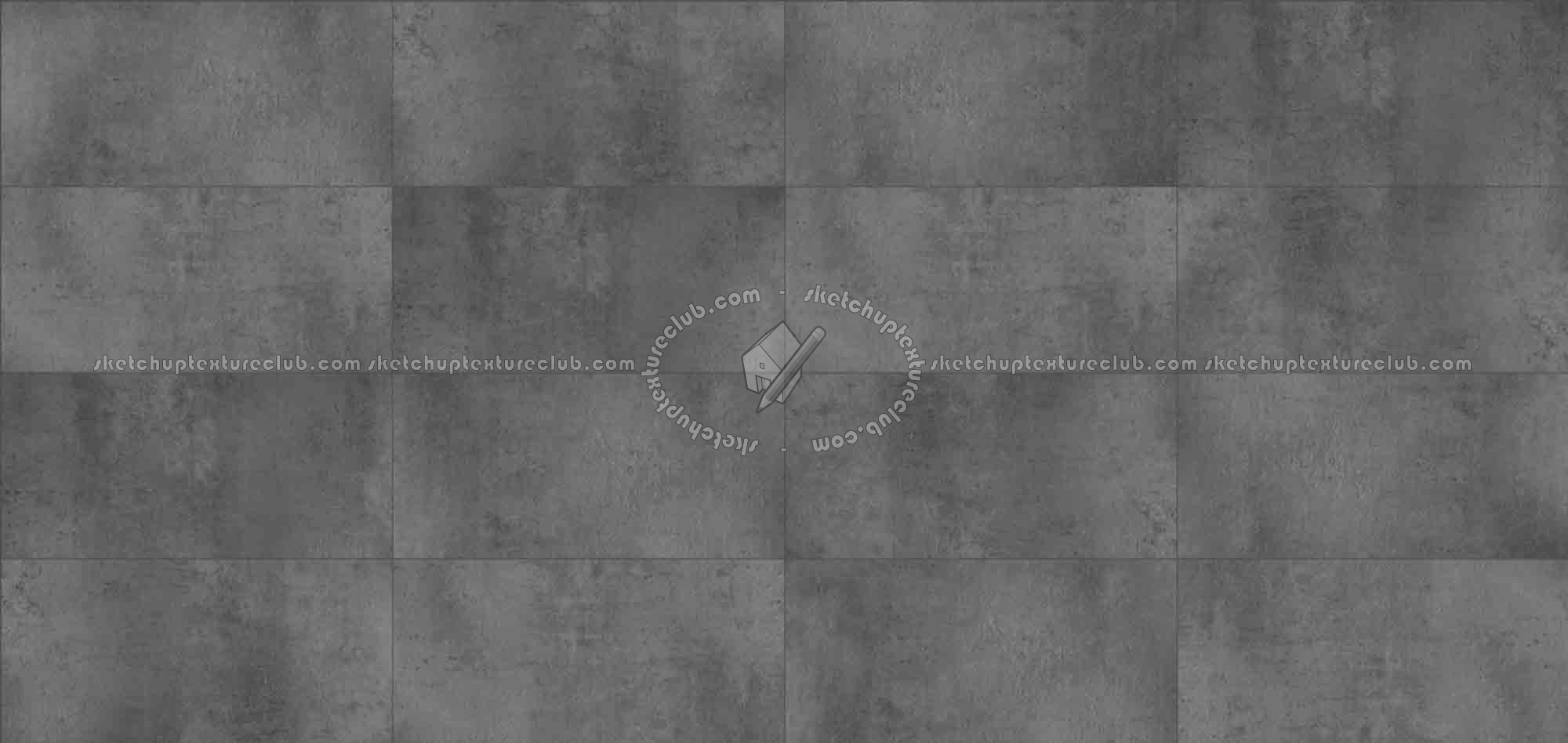 Textures   -   ARCHITECTURE   -   CONCRETE   -   Plates   -   Dirty  - Concrete dirt plates wall texture seamless 01797 - Displacement