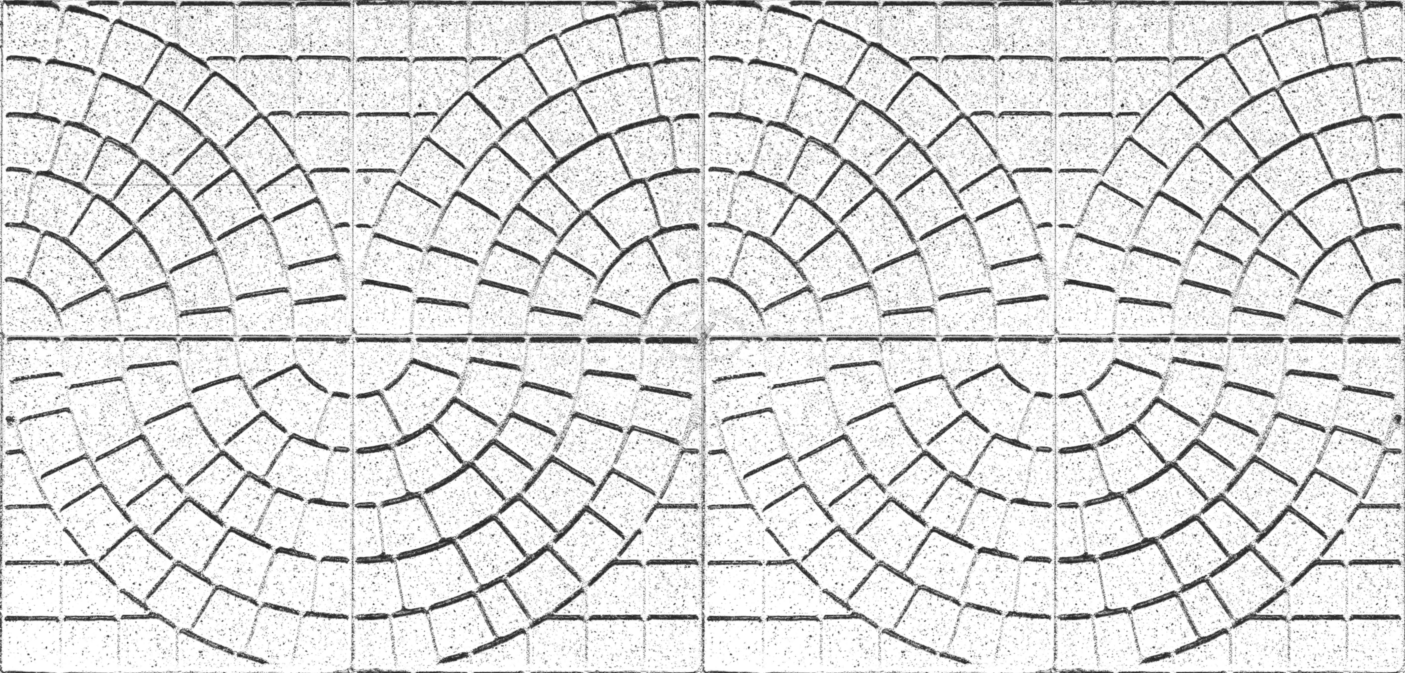 Textures   -   ARCHITECTURE   -   PAVING OUTDOOR   -   Concrete   -   Blocks mixed  - concrete paving outdoor texture seamless 21339 - Bump