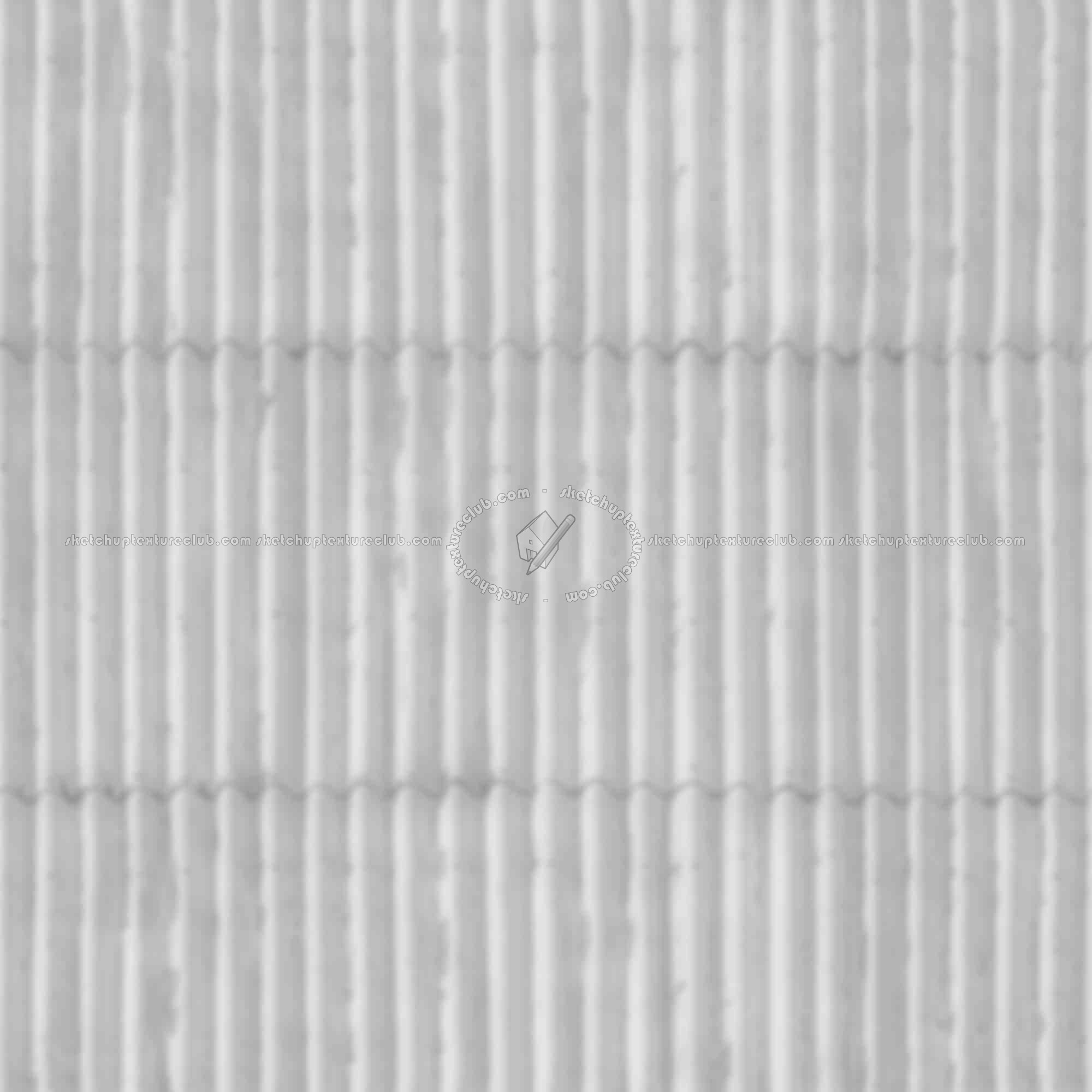 Textures   -   MATERIALS   -   METALS   -   Corrugated  - Dirty corrugated metal texture seamless 09999 - Displacement