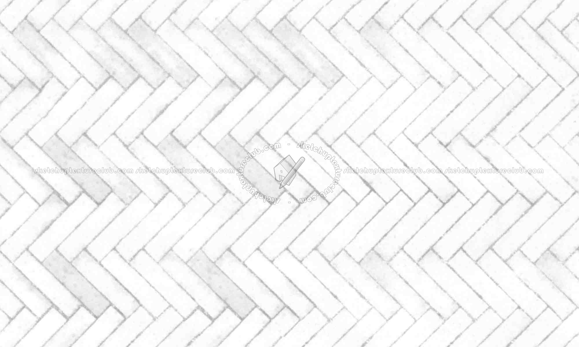 Textures   -   ARCHITECTURE   -   PAVING OUTDOOR   -   Concrete   -   Herringbone  - Herringbone concrete paving outdoor with moss texture seamless 19287 - Ambient occlusion