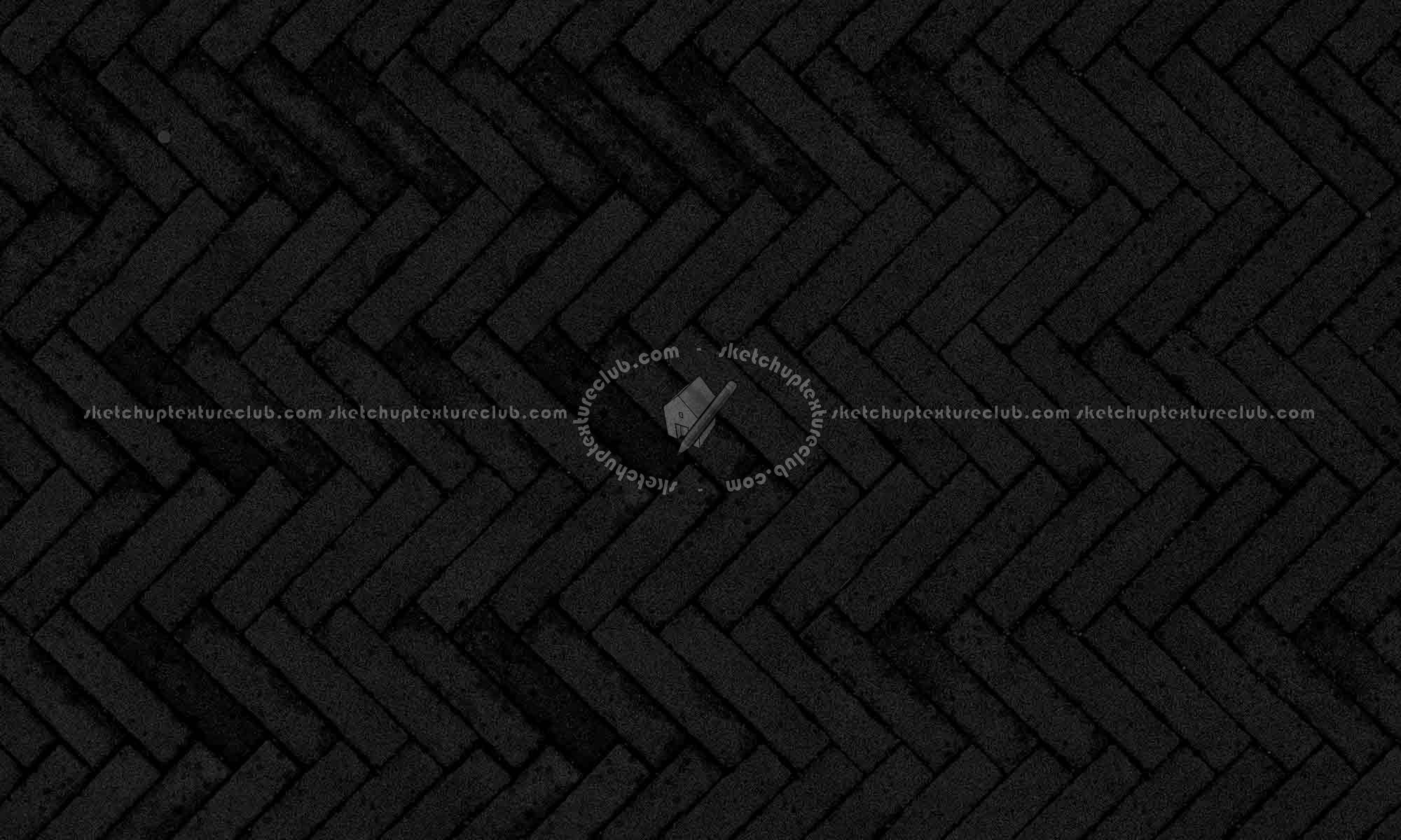 Textures   -   ARCHITECTURE   -   PAVING OUTDOOR   -   Concrete   -   Herringbone  - Herringbone concrete paving outdoor with moss texture seamless 19287 - Specular