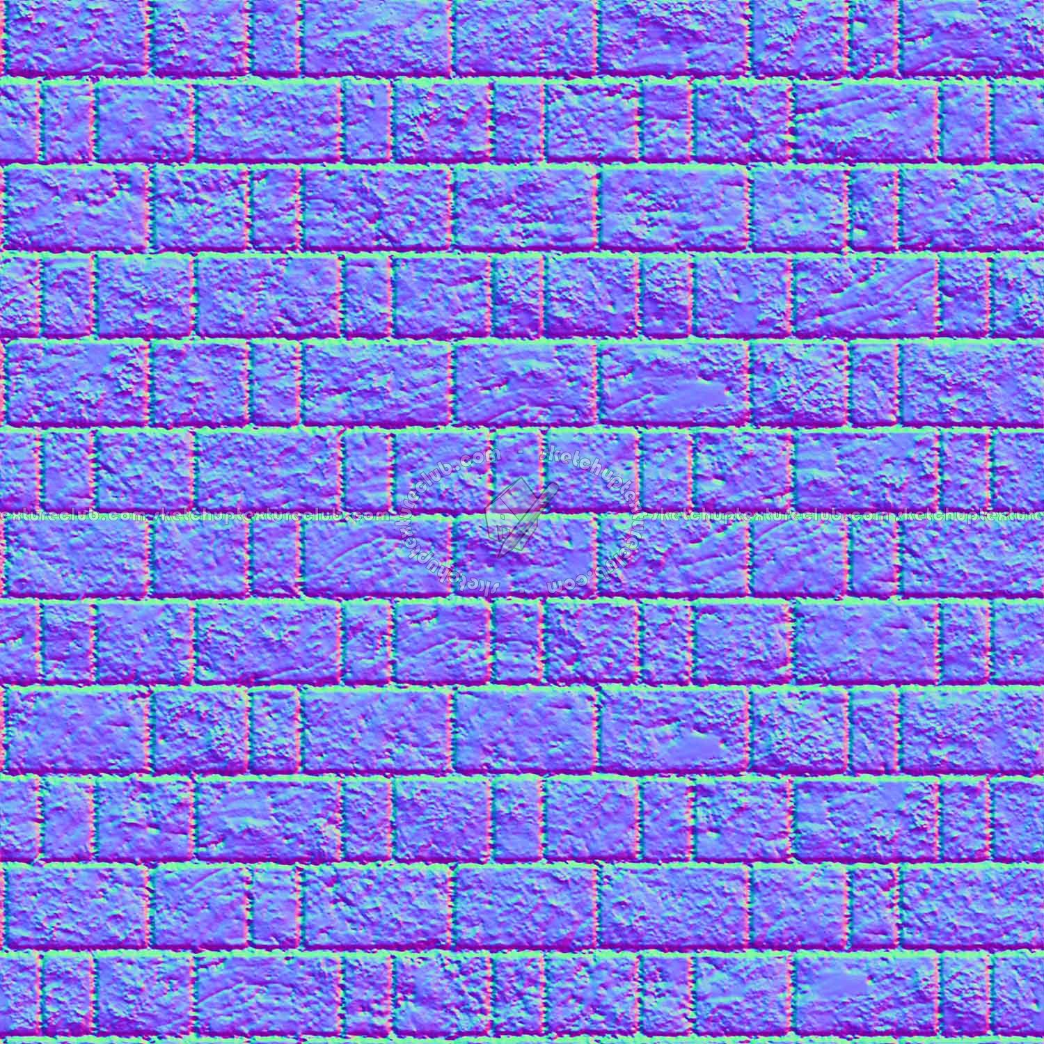 Textures   -   ARCHITECTURE   -   STONES WALLS   -   Stone blocks  - Wall stone with regular blocks texture seamless 08375 - Normal