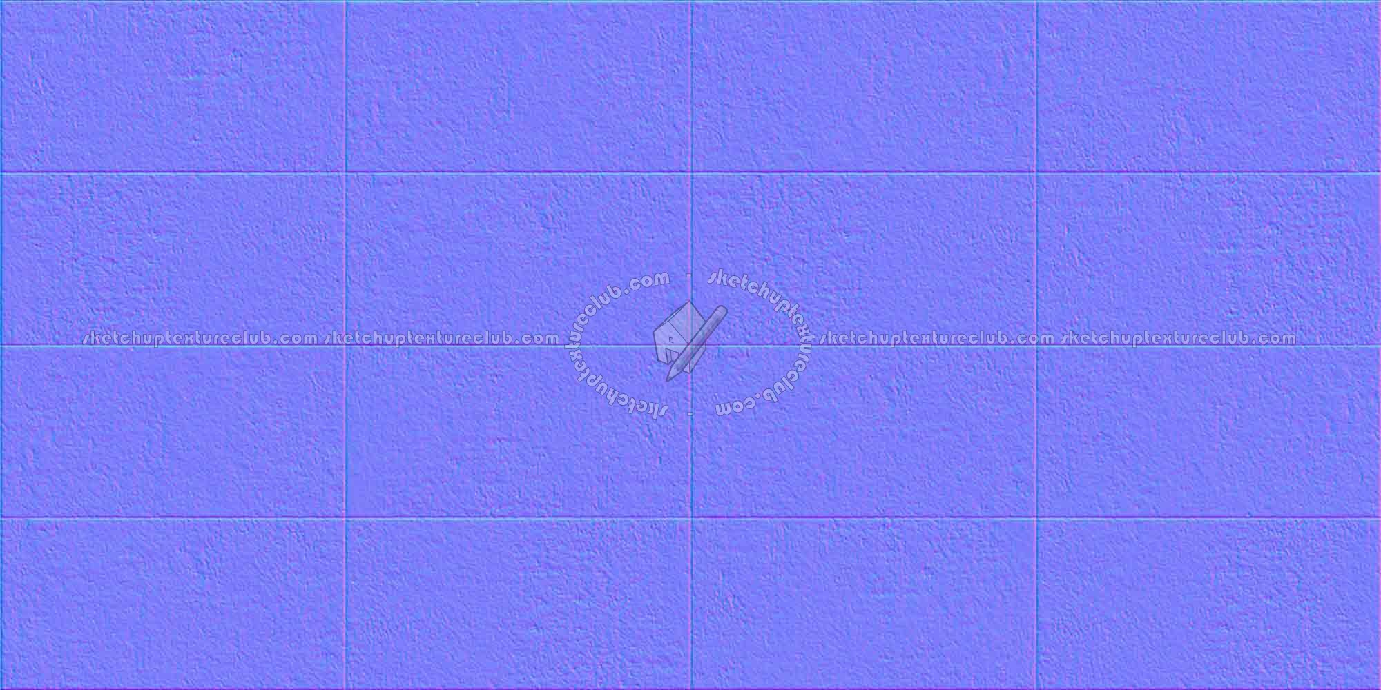 Textures   -   ARCHITECTURE   -   CONCRETE   -   Plates   -   Clean  - Concrete clean plates wall texture seamless 01706 - Normal