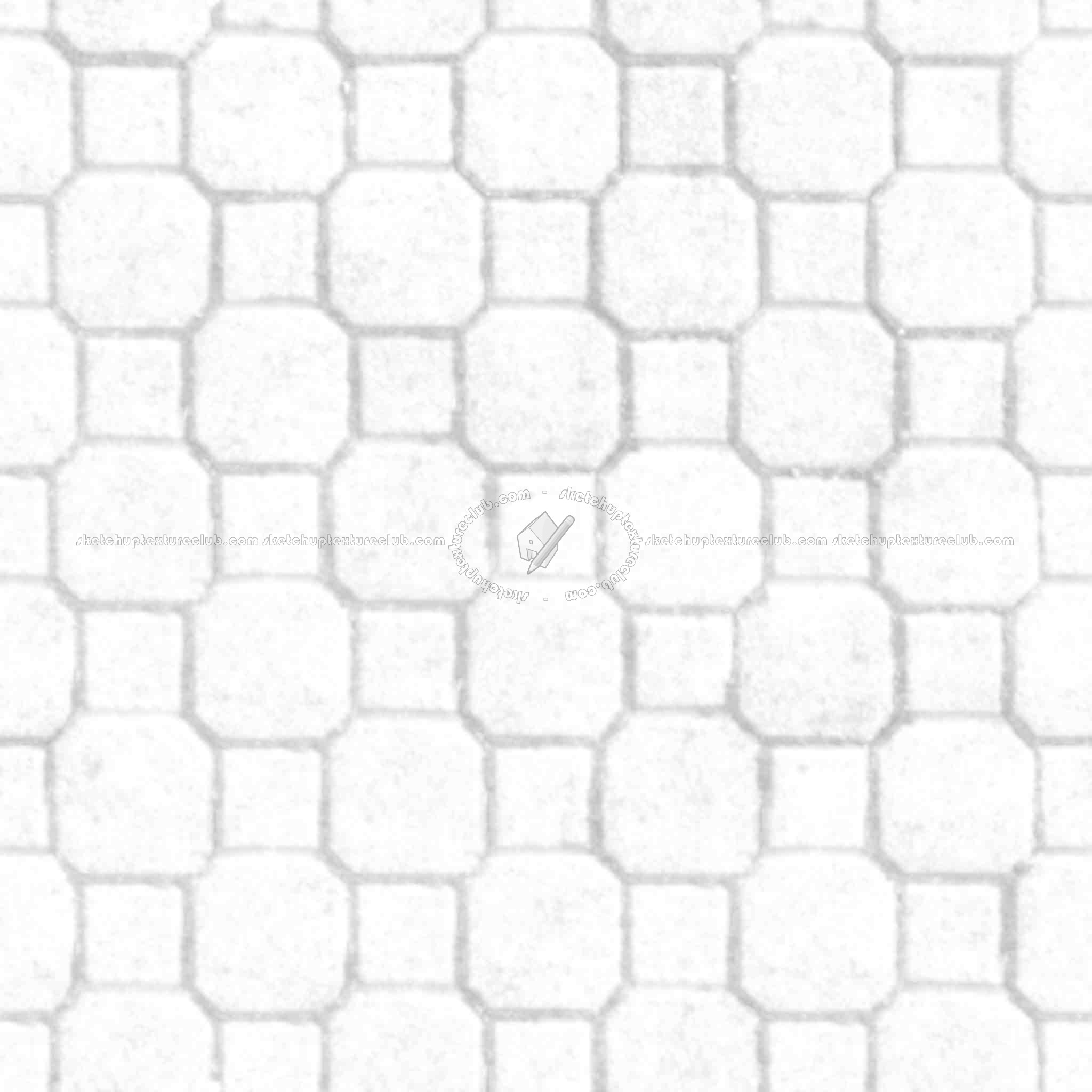 Textures   -   ARCHITECTURE   -   PAVING OUTDOOR   -   Concrete   -   Blocks mixed  - concrete paving PBR texture seamless 21819 - Ambient occlusion