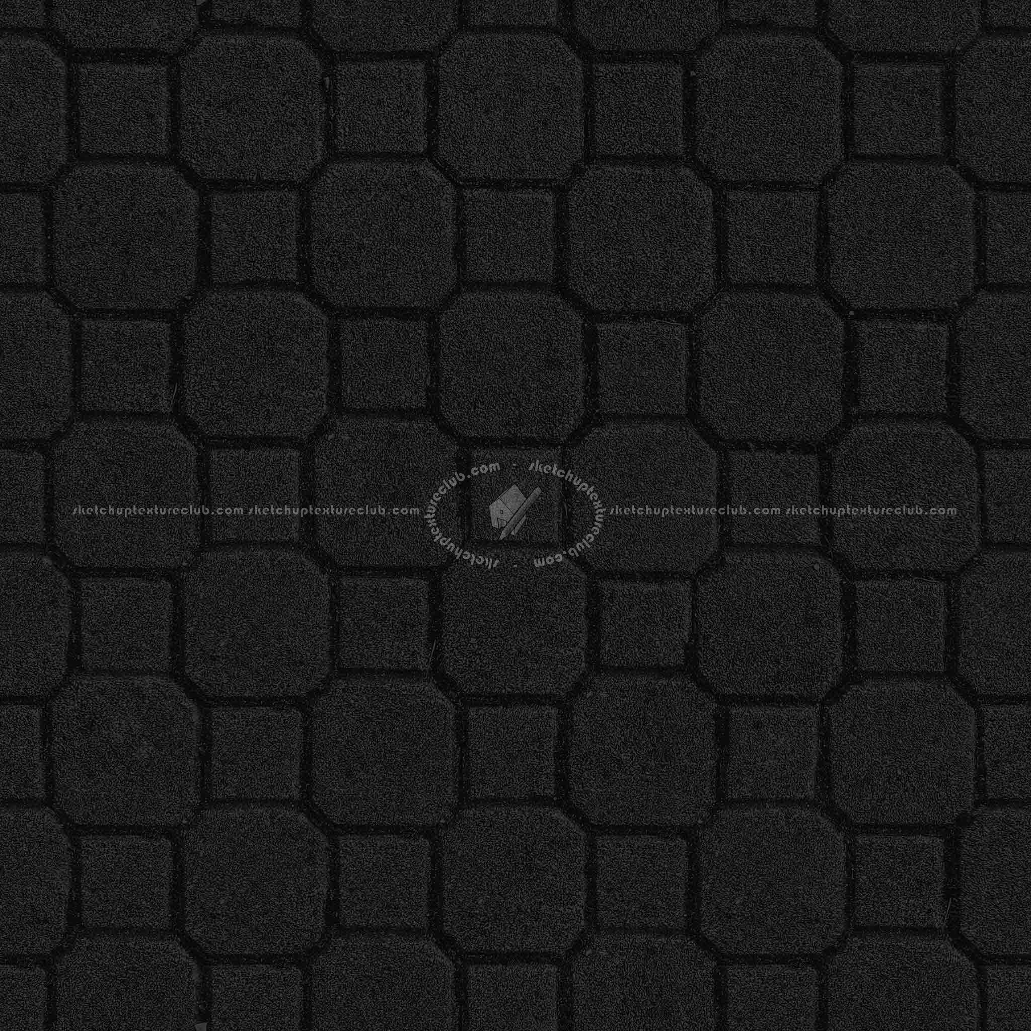 Textures   -   ARCHITECTURE   -   PAVING OUTDOOR   -   Concrete   -   Blocks mixed  - concrete paving PBR texture seamless 21819 - Specular