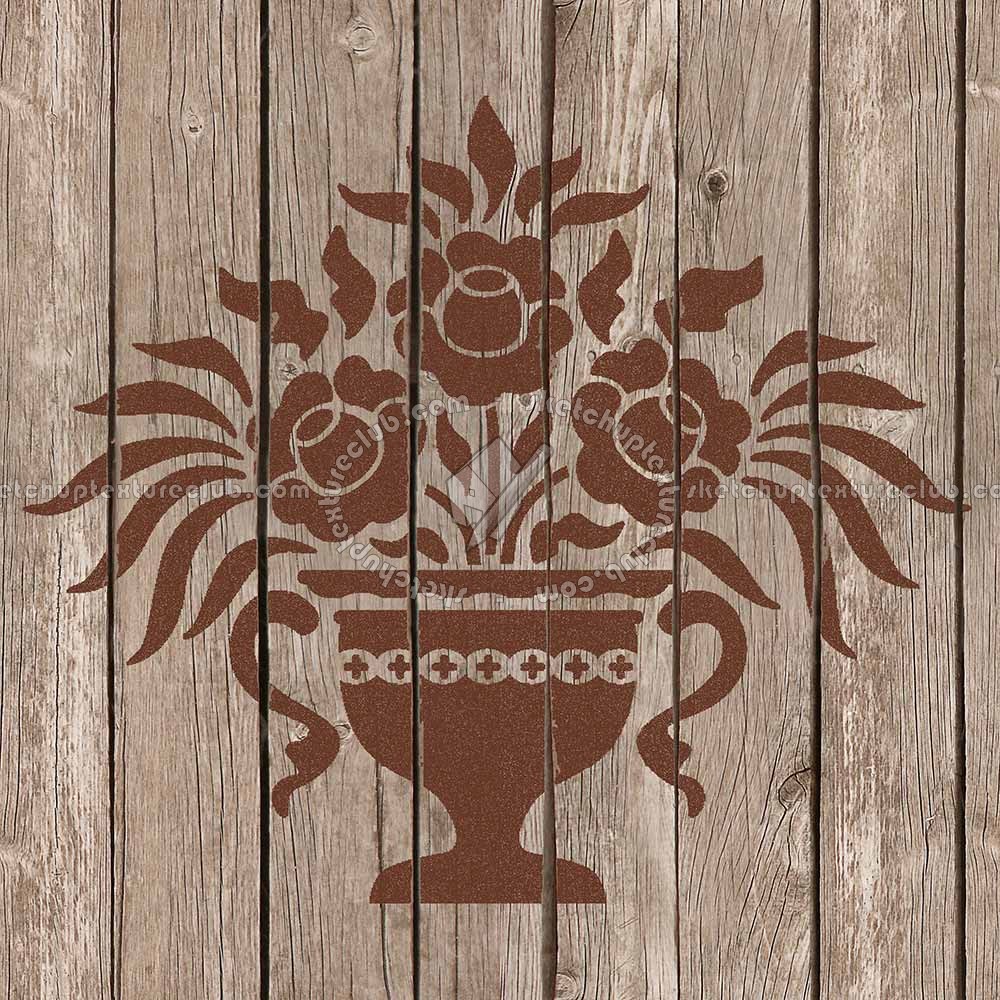 Textures   -   ARCHITECTURE   -   WOOD FLOORS   -   Decorated  - Parquet decorated stencil texture seamless 04708 (seamless)