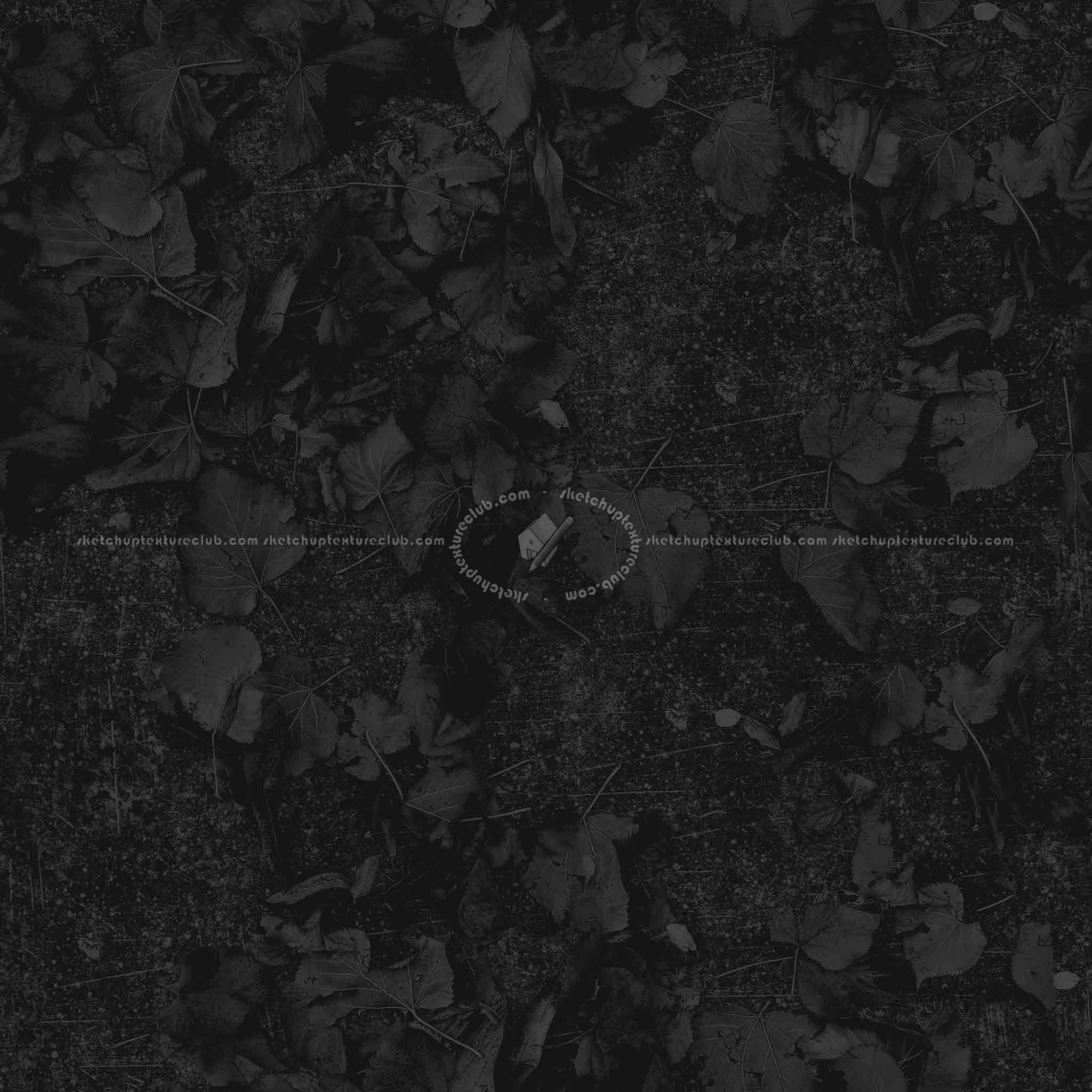 Textures   -   NATURE ELEMENTS   -   VEGETATION   -   Leaves dead  - Sidewalk with dead leaves texture seamless 20524 - Specular