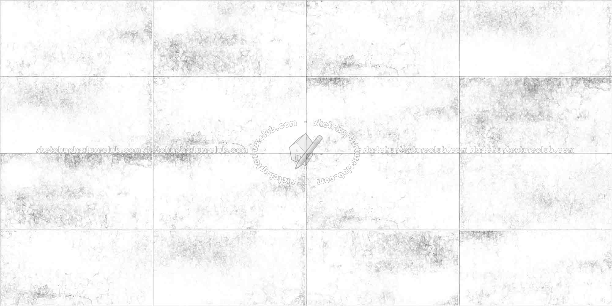 Textures   -   ARCHITECTURE   -   CONCRETE   -   Plates   -   Clean  - Concrete clean plates wall texture seamless 01707 - Ambient occlusion