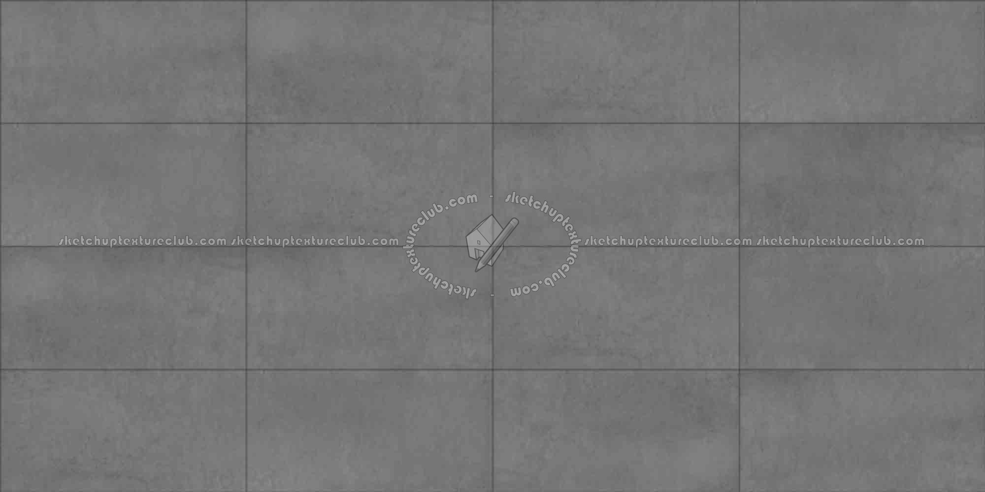 Textures   -   ARCHITECTURE   -   CONCRETE   -   Plates   -   Clean  - Concrete clean plates wall texture seamless 01707 - Displacement