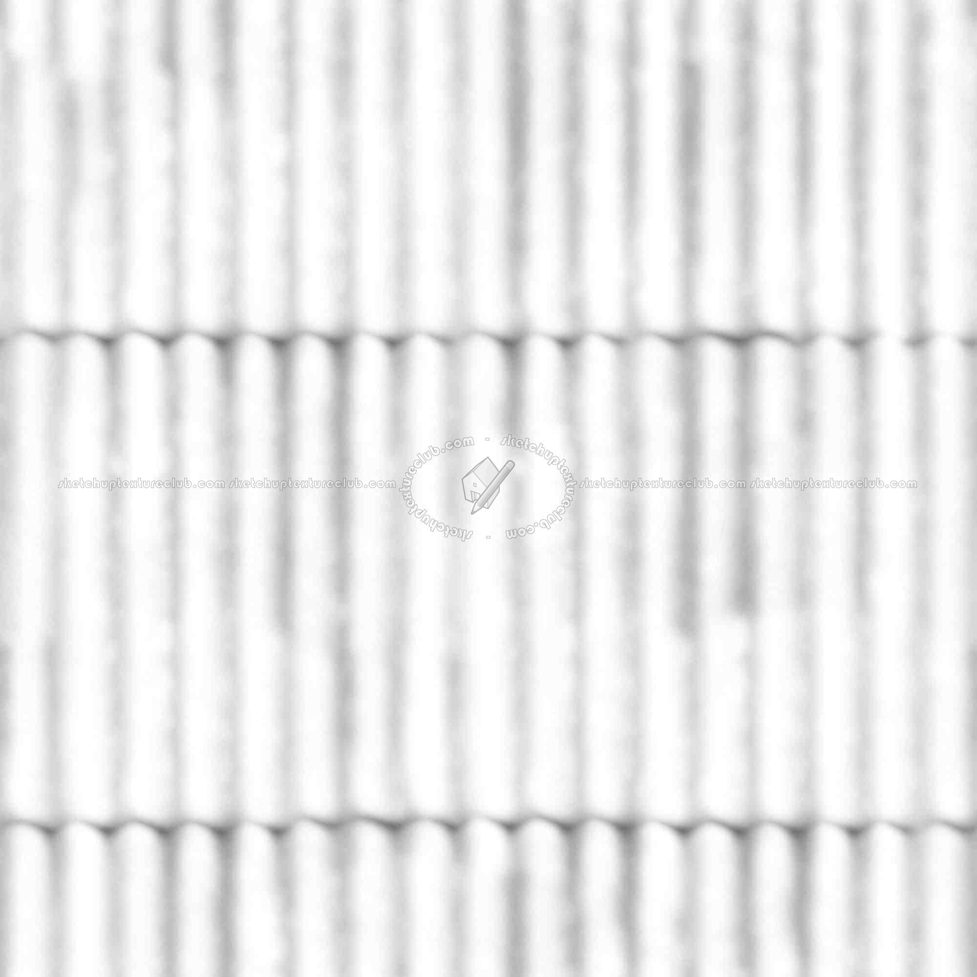 Textures   -   MATERIALS   -   METALS   -   Corrugated  - Dirty rusted corrugated metal texture seamless 10002 - Ambient occlusion
