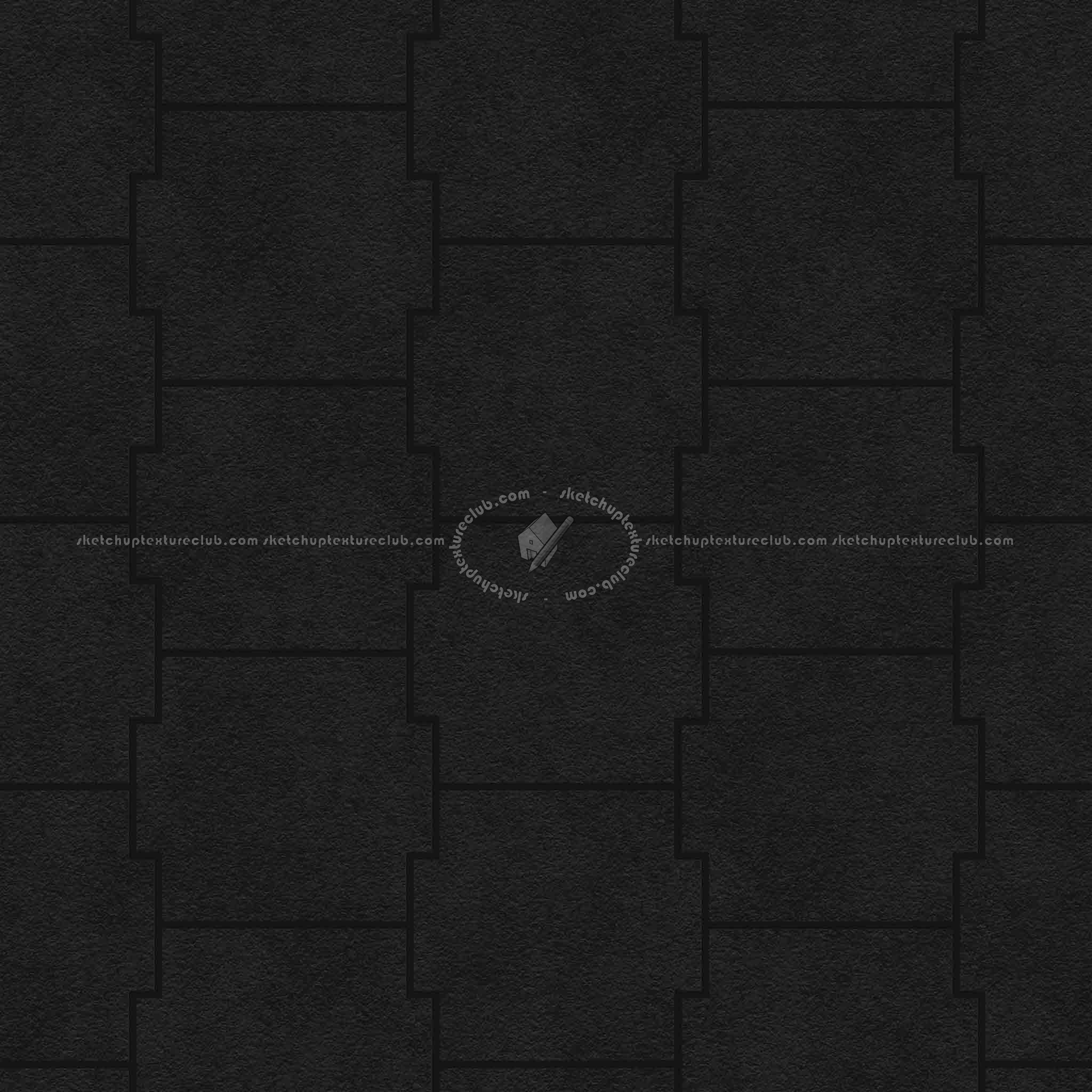 Textures   -   ARCHITECTURE   -   PAVING OUTDOOR   -   Pavers stone   -   Blocks mixed  - Pavers stone mixed size texture seamless 06171 - Specular