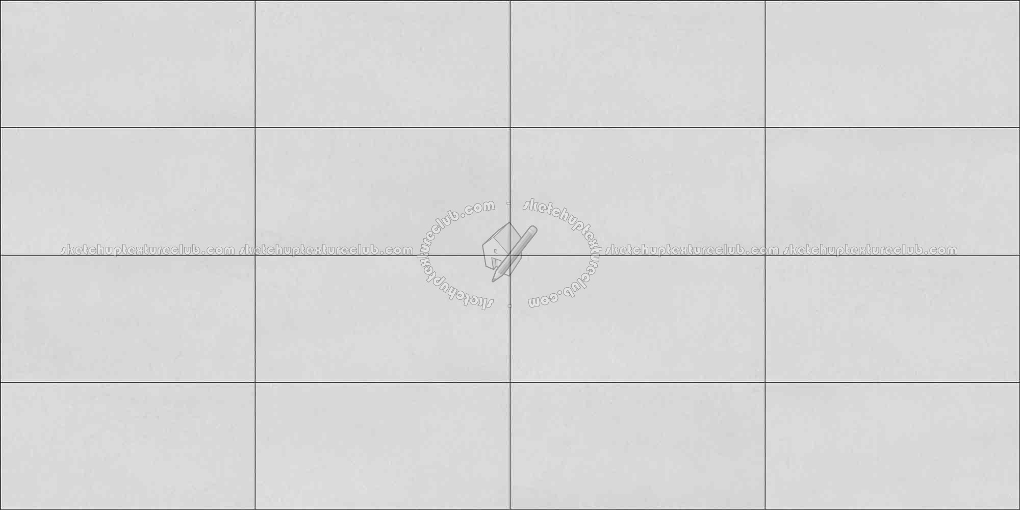 Textures   -   ARCHITECTURE   -   CONCRETE   -   Plates   -   Clean  - Concrete clean plates wall texture seamless 01708 - Bump