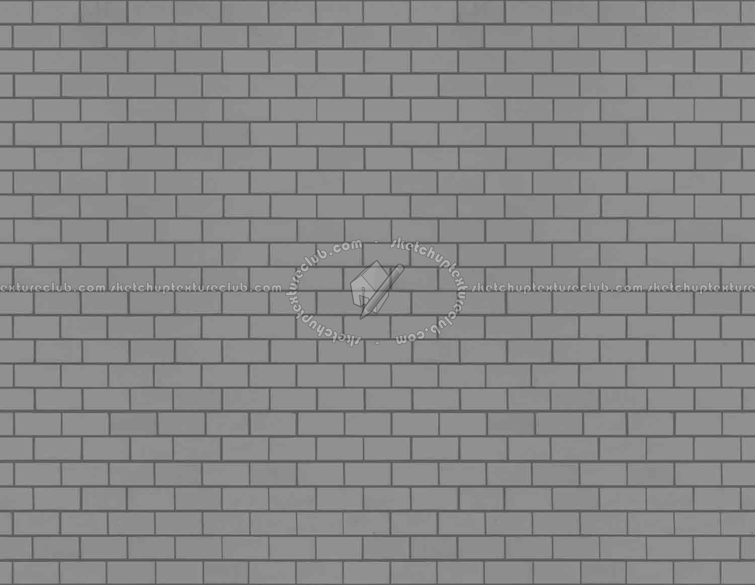 Textures   -   ARCHITECTURE   -   BRICKS   -   Facing Bricks   -   Smooth  - Facing smooth bricks texture seamless 00330 - Displacement