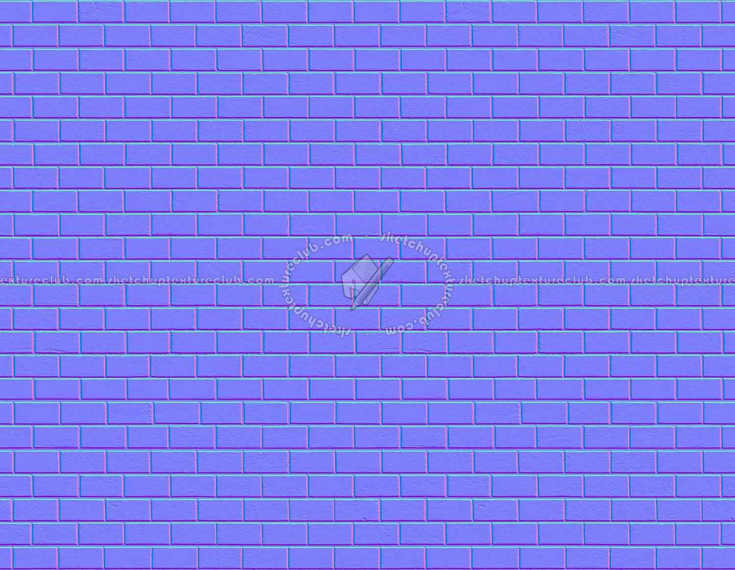 Textures   -   ARCHITECTURE   -   BRICKS   -   Facing Bricks   -   Smooth  - Facing smooth bricks texture seamless 00330 - Normal