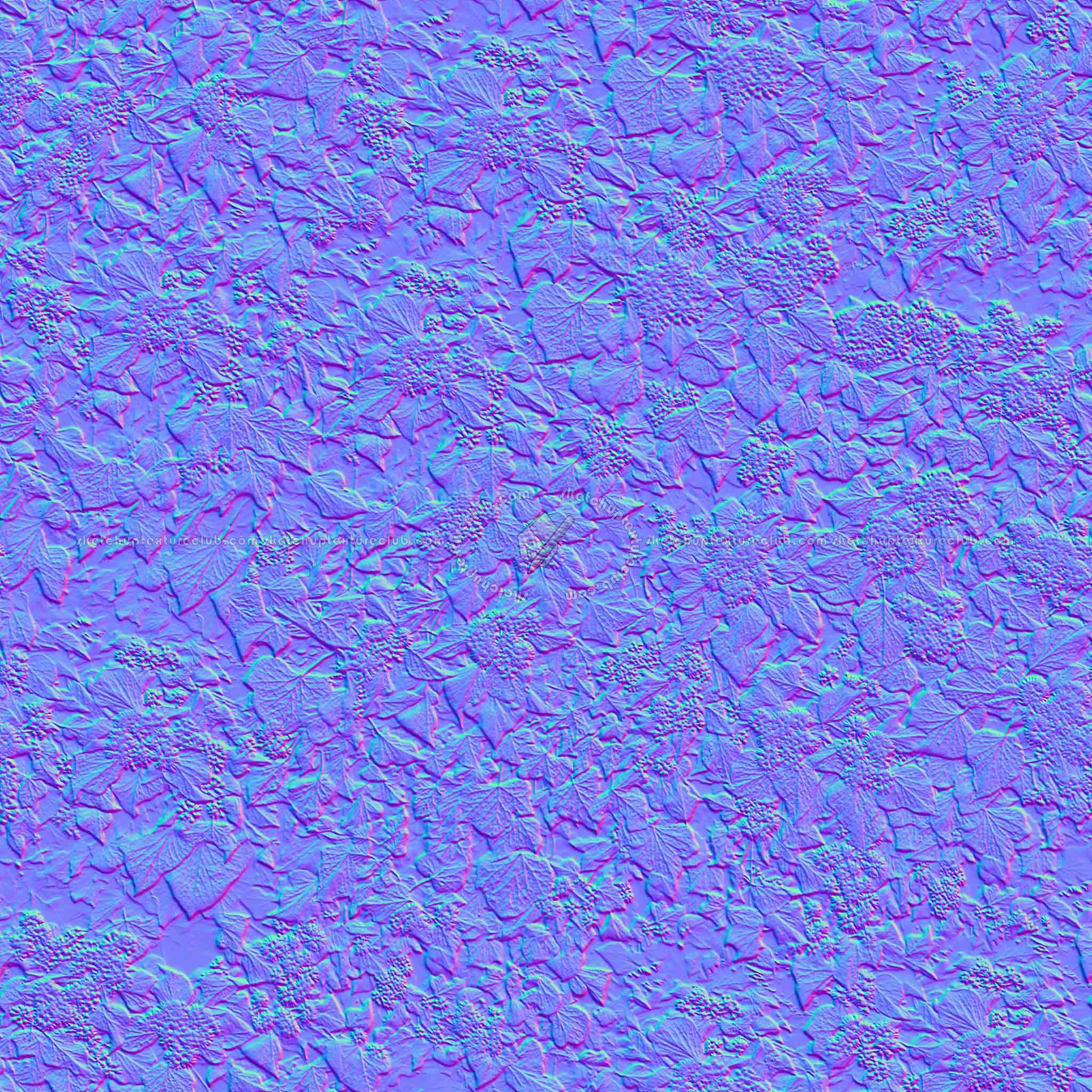 Textures   -   NATURE ELEMENTS   -   VEGETATION   -   Hedges  - green hedge PBR texture seamless 21450 - Normal