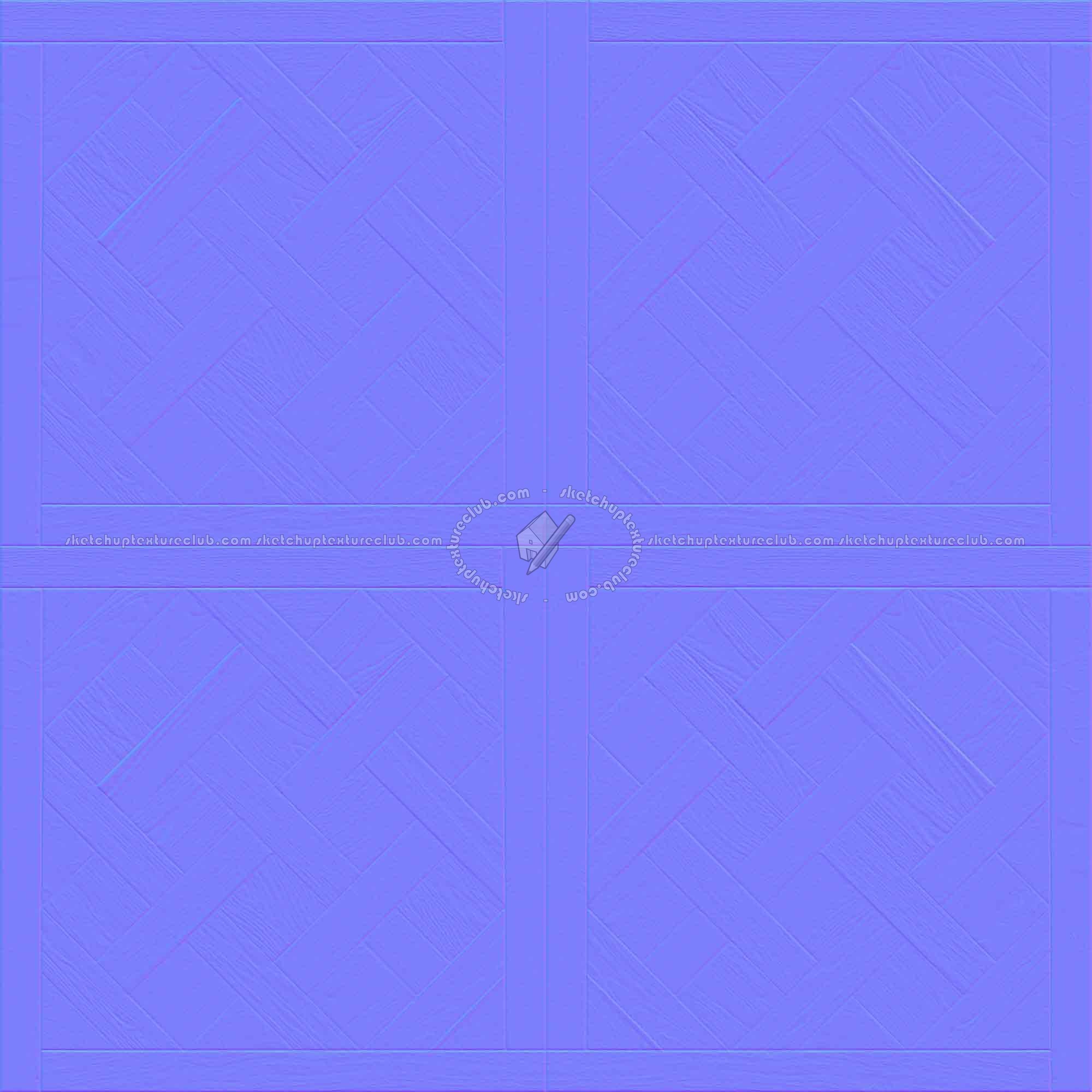 Textures   -   ARCHITECTURE   -   WOOD FLOORS   -   Geometric pattern  - Parquet geometric pattern texture seamless 04807 - Normal