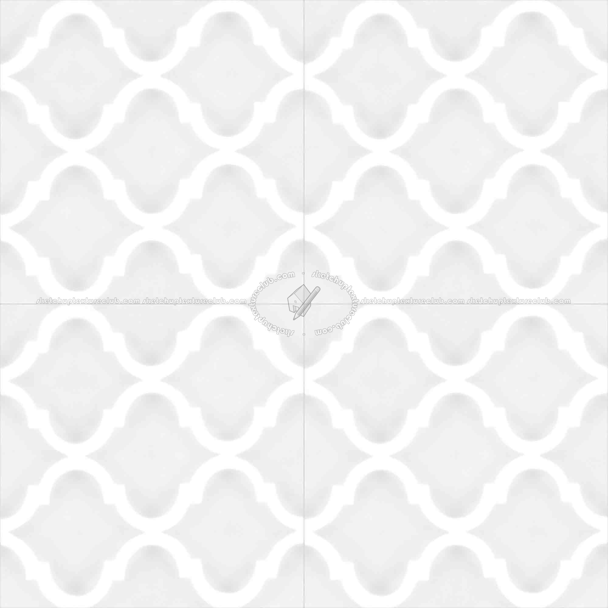 Textures   -   ARCHITECTURE   -   TILES INTERIOR   -   Cement - Encaustic   -   Cement  - Cement concrete tile texture seamless 16825 - Ambient occlusion