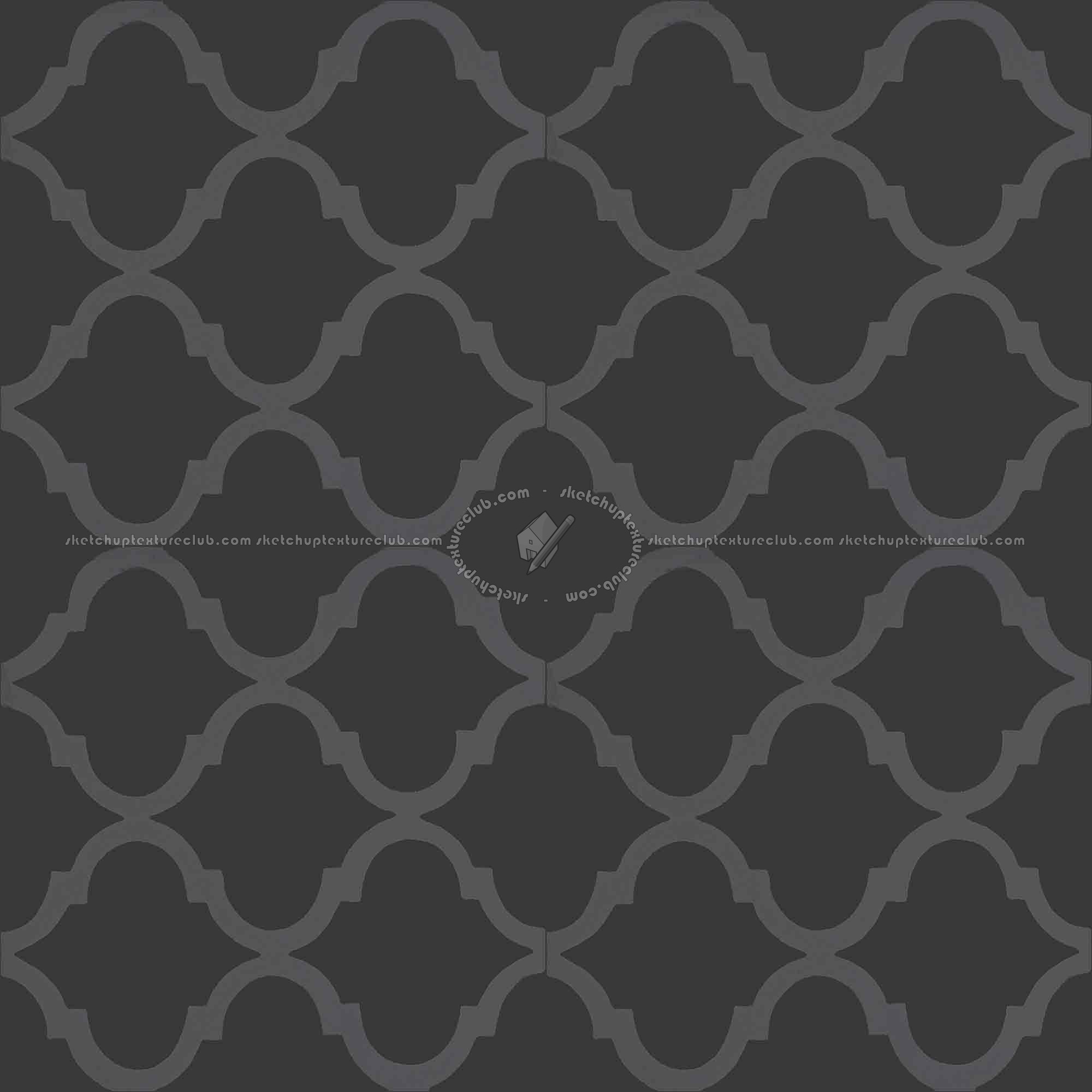 Textures   -   ARCHITECTURE   -   TILES INTERIOR   -   Cement - Encaustic   -   Cement  - Cement concrete tile texture seamless 16825 - Specular