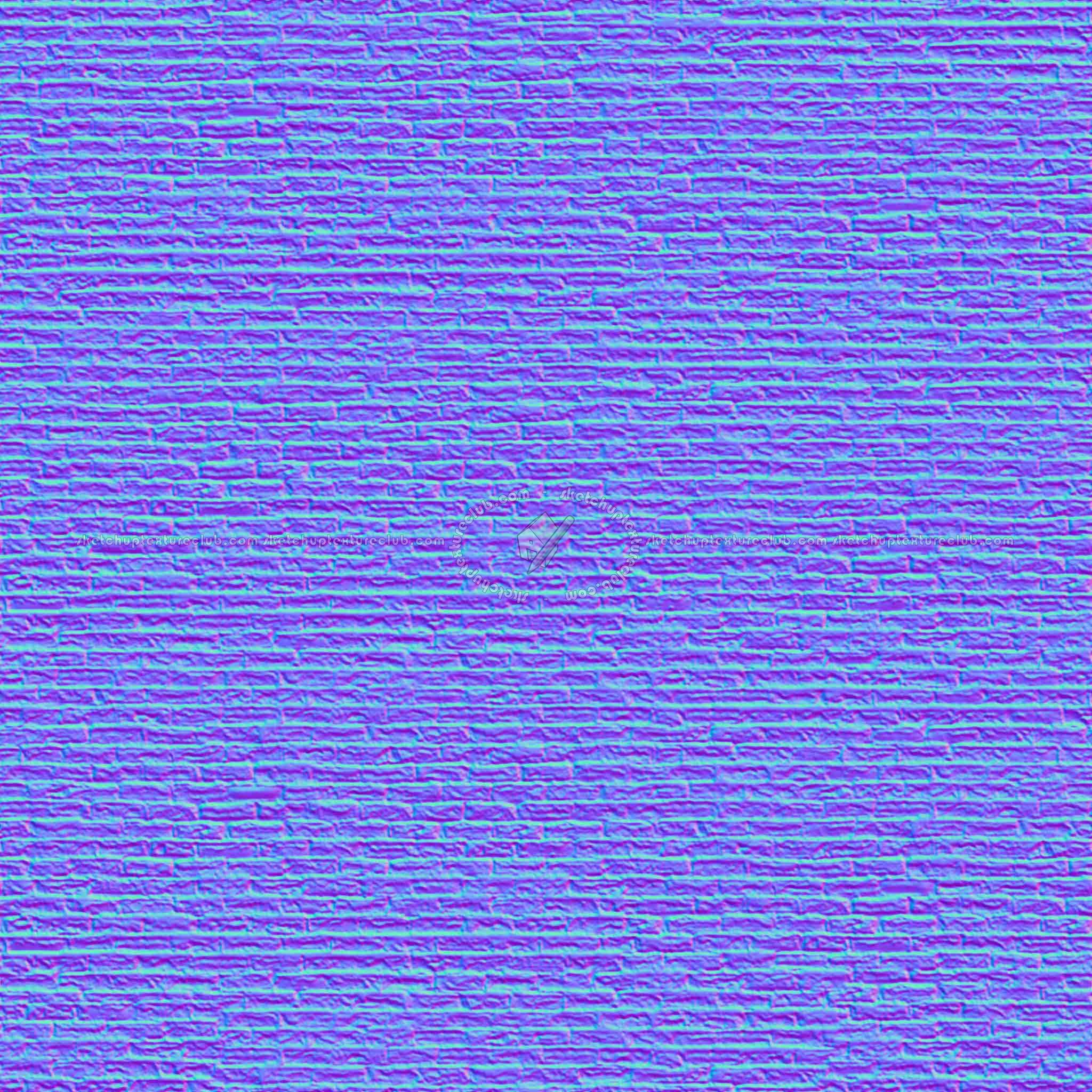 Textures   -   ARCHITECTURE   -   BRICKS   -   Old bricks  - Old bricks texture seamless 00421 - Normal