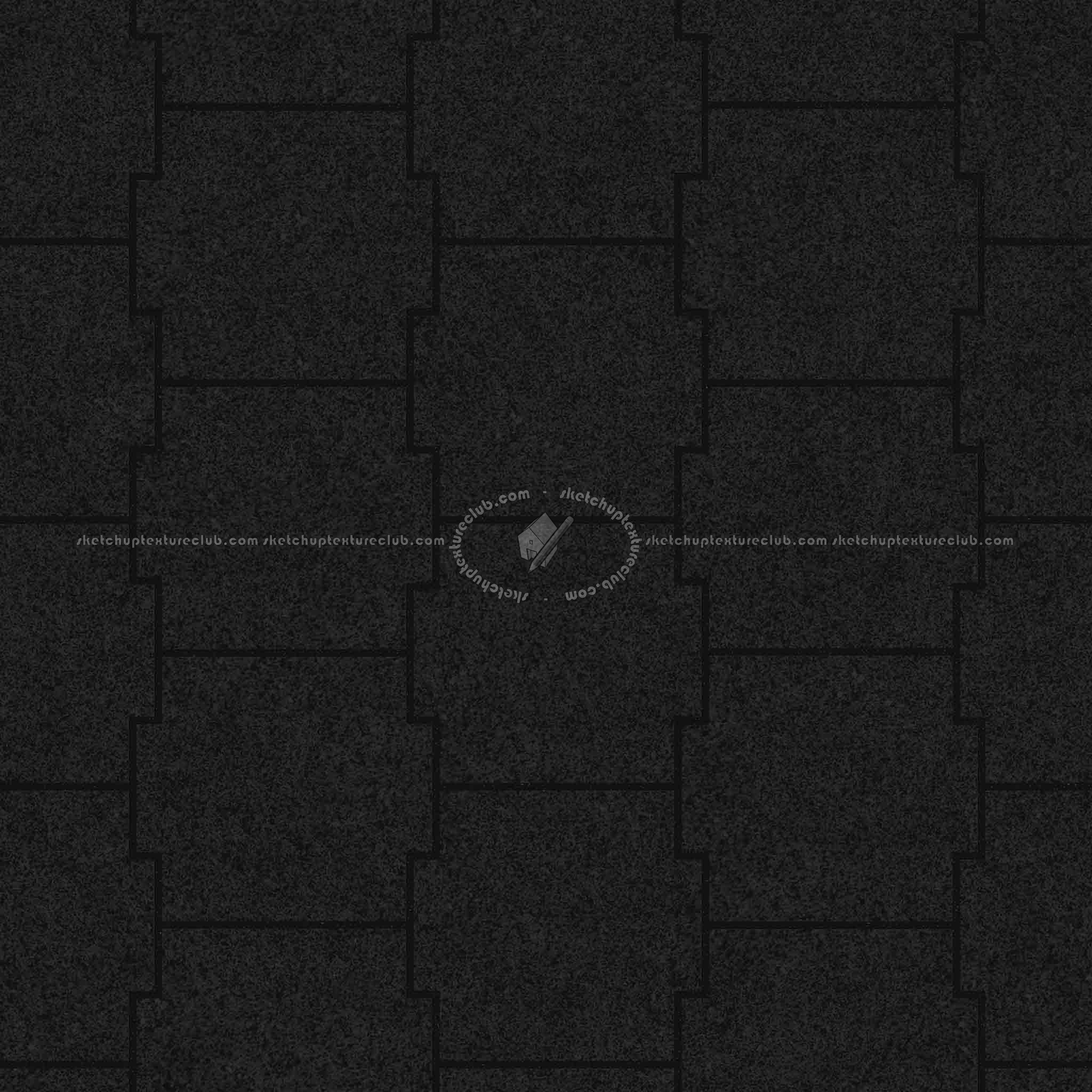 Textures   -   ARCHITECTURE   -   PAVING OUTDOOR   -   Pavers stone   -   Blocks mixed  - Pavers stone mixed size texture seamless 06173 - Specular