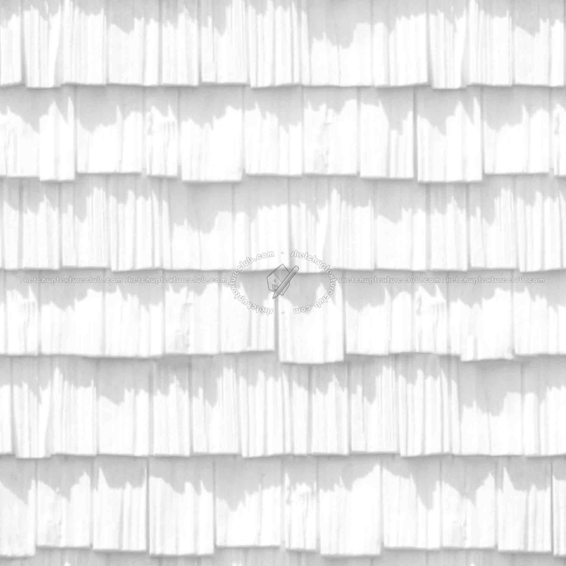 Textures   -   ARCHITECTURE   -   ROOFINGS   -   Shingles wood  - Wood shingle roof texture seamless 03866 - Ambient occlusion