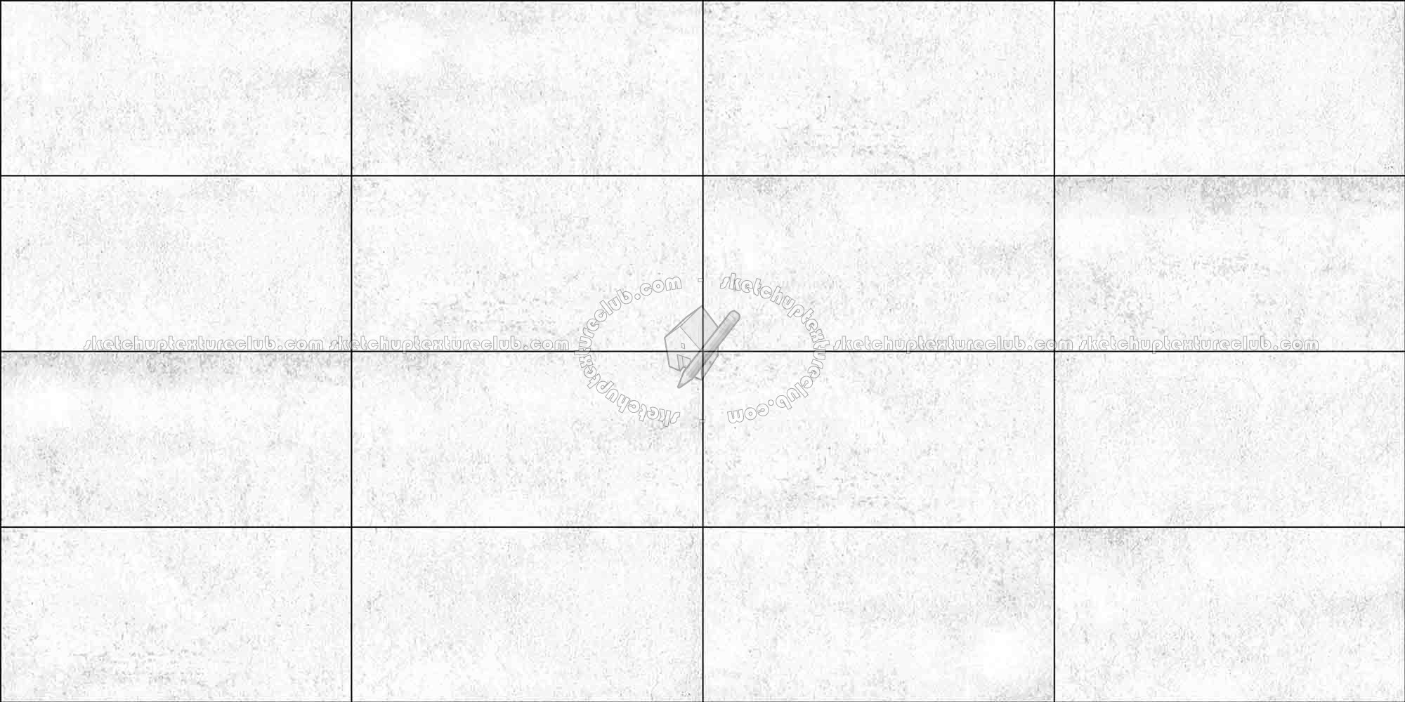 Textures   -   ARCHITECTURE   -   CONCRETE   -   Plates   -   Clean  - Concrete clean plates wall texture seamless 01710 - Ambient occlusion