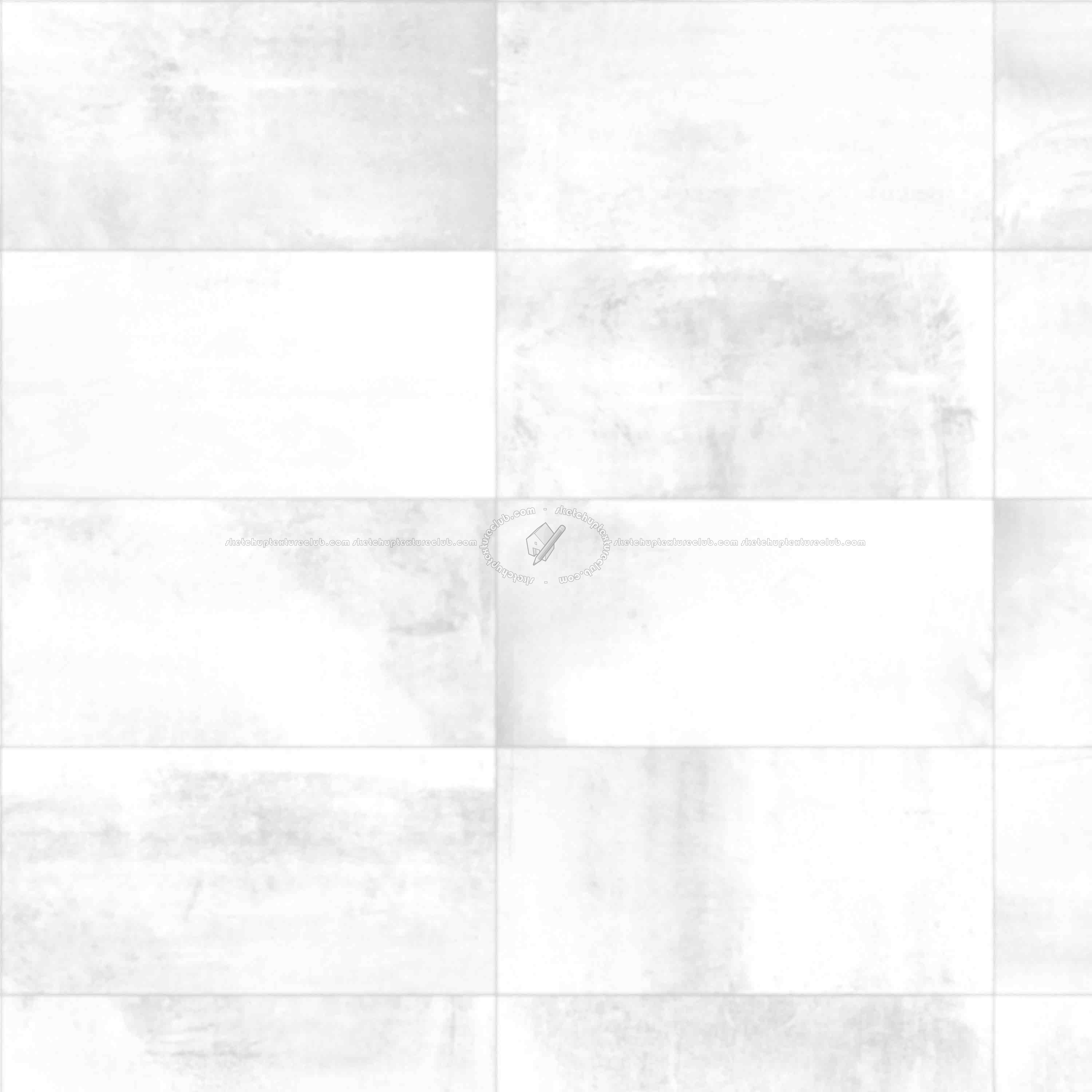 Textures - ARCHITECTURE - TILES INTERIOR - Design Industry - Concrete wall tile texture seamless 21250 - Ambient occlusion